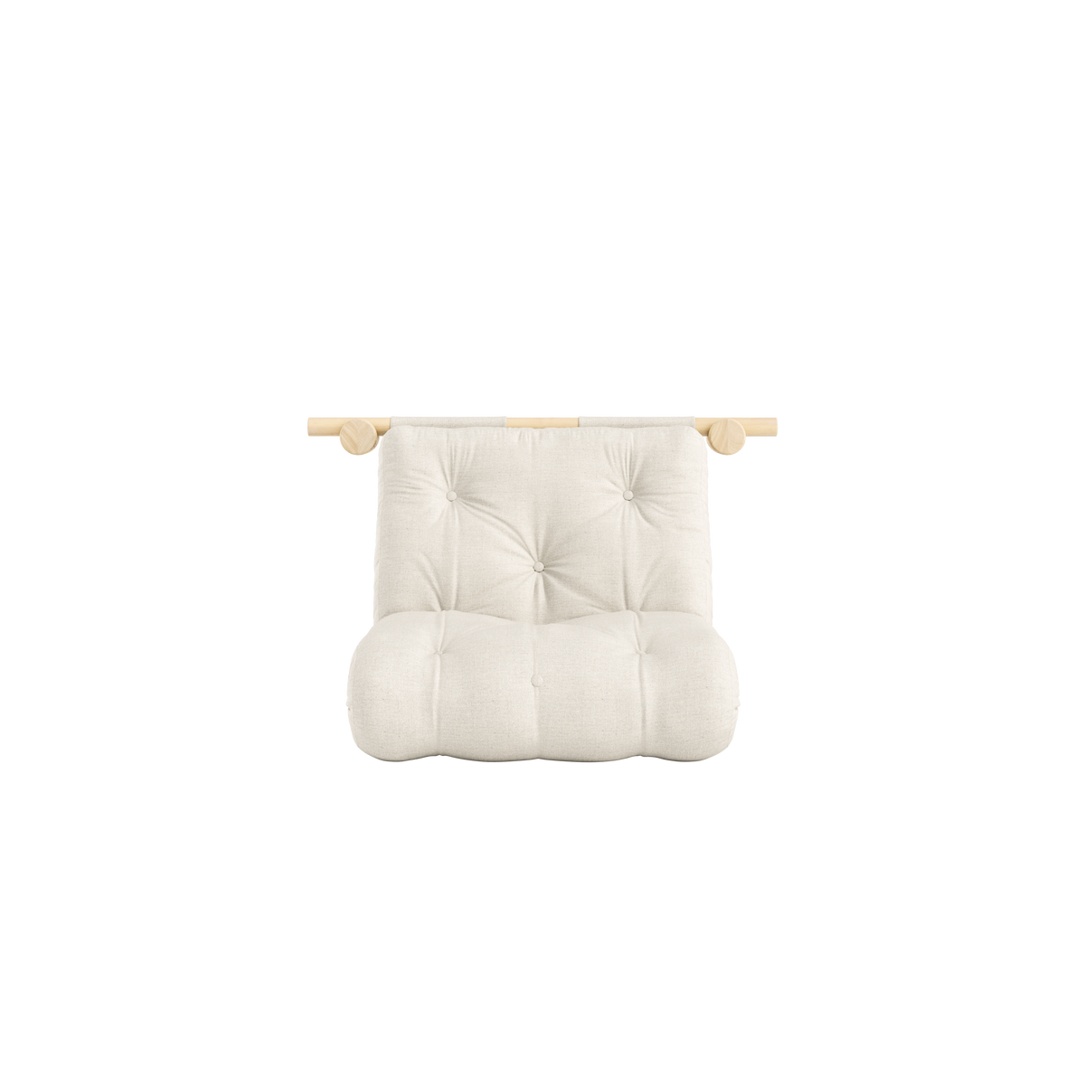 HOOKED RAW 75 x 200 W. BRAVO MATTRESS LINEN