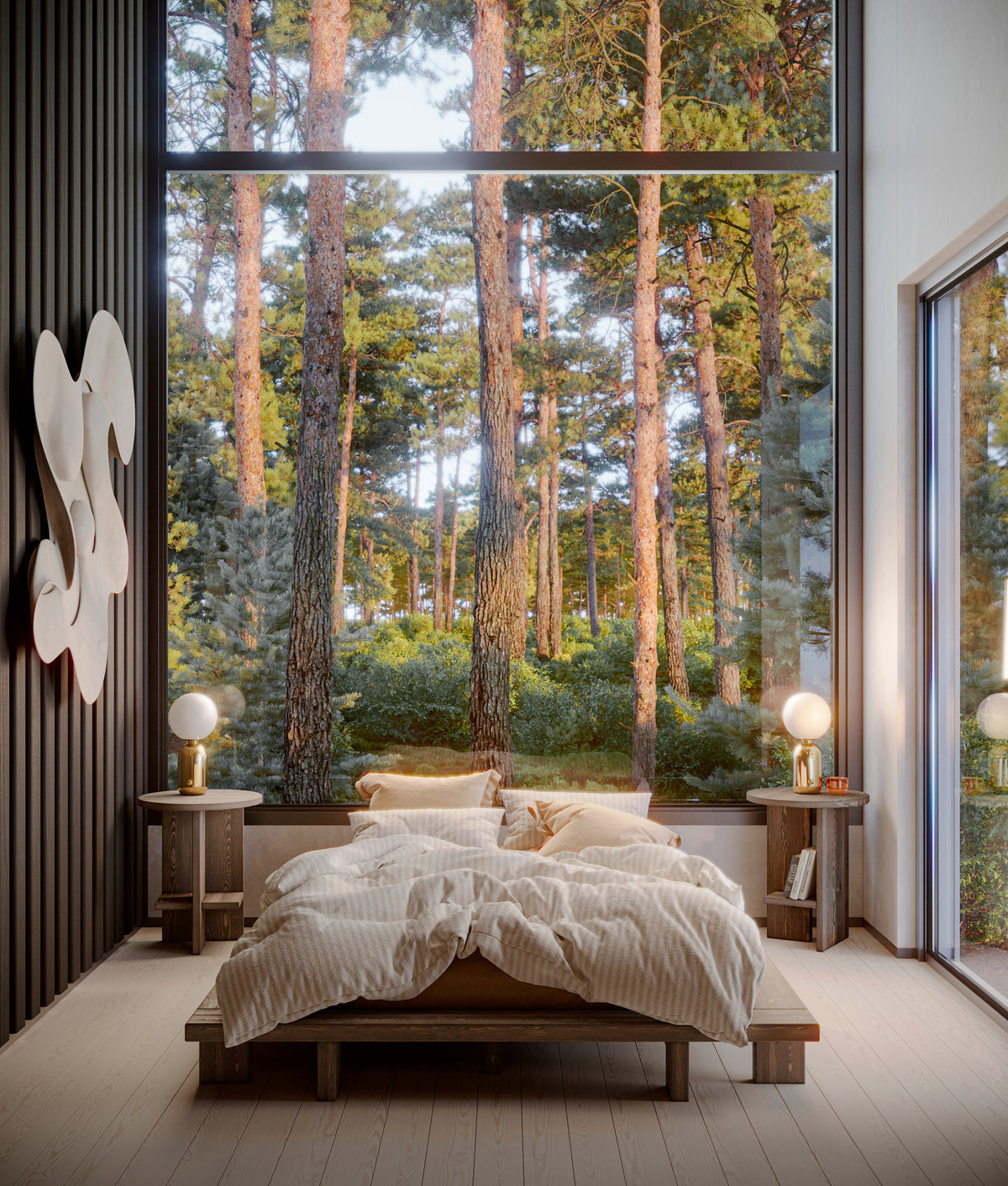 JAPAN BED CAROB BROWN 140 X 200