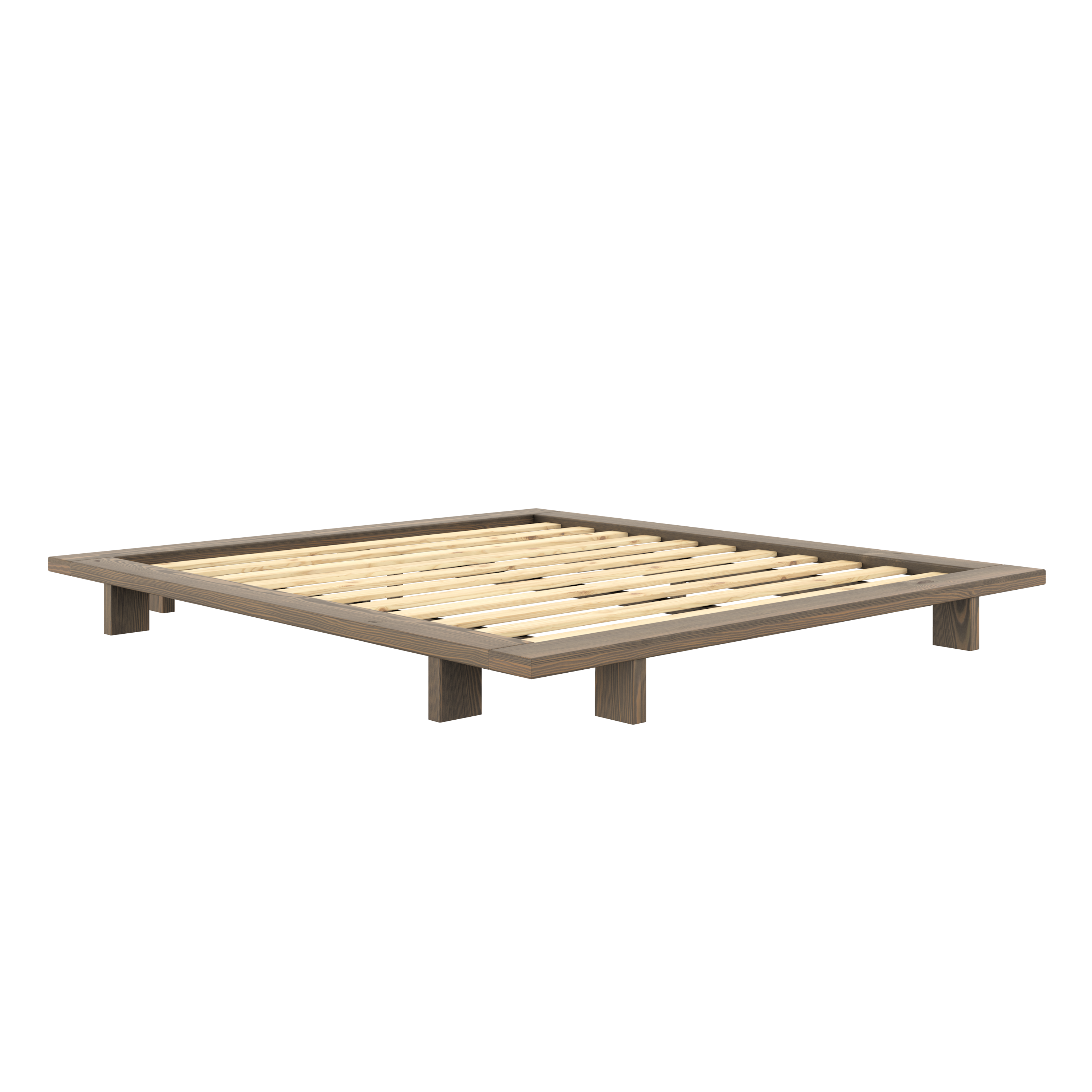 JAPAN BED CAROB BROWN 180 X 200