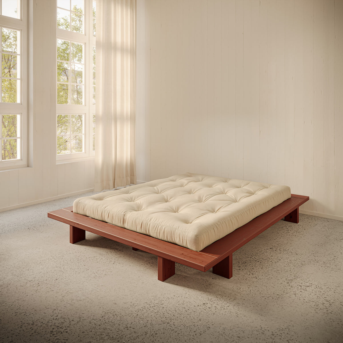 JAPAN BED TERRA RED 160X200