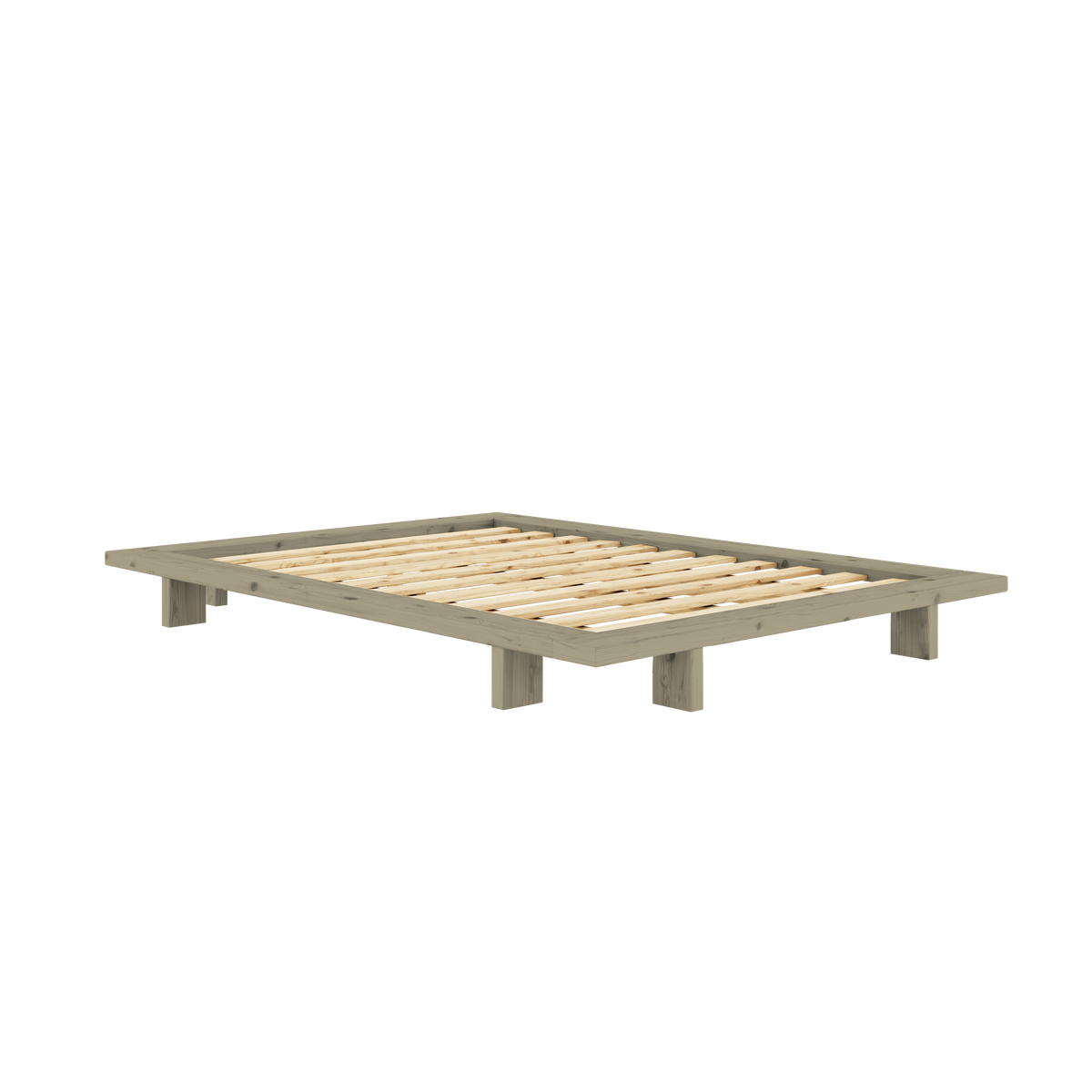 JAPAN BED SAGE GREEN 140X200