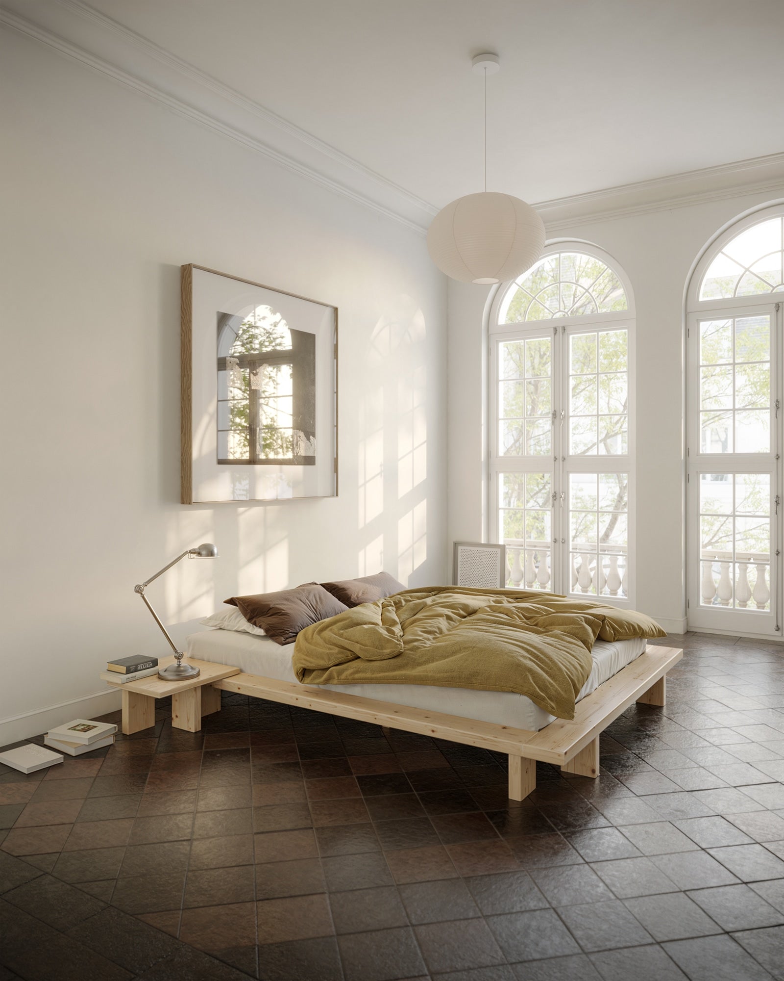 JAPAN BED SIDE TABLE RAW