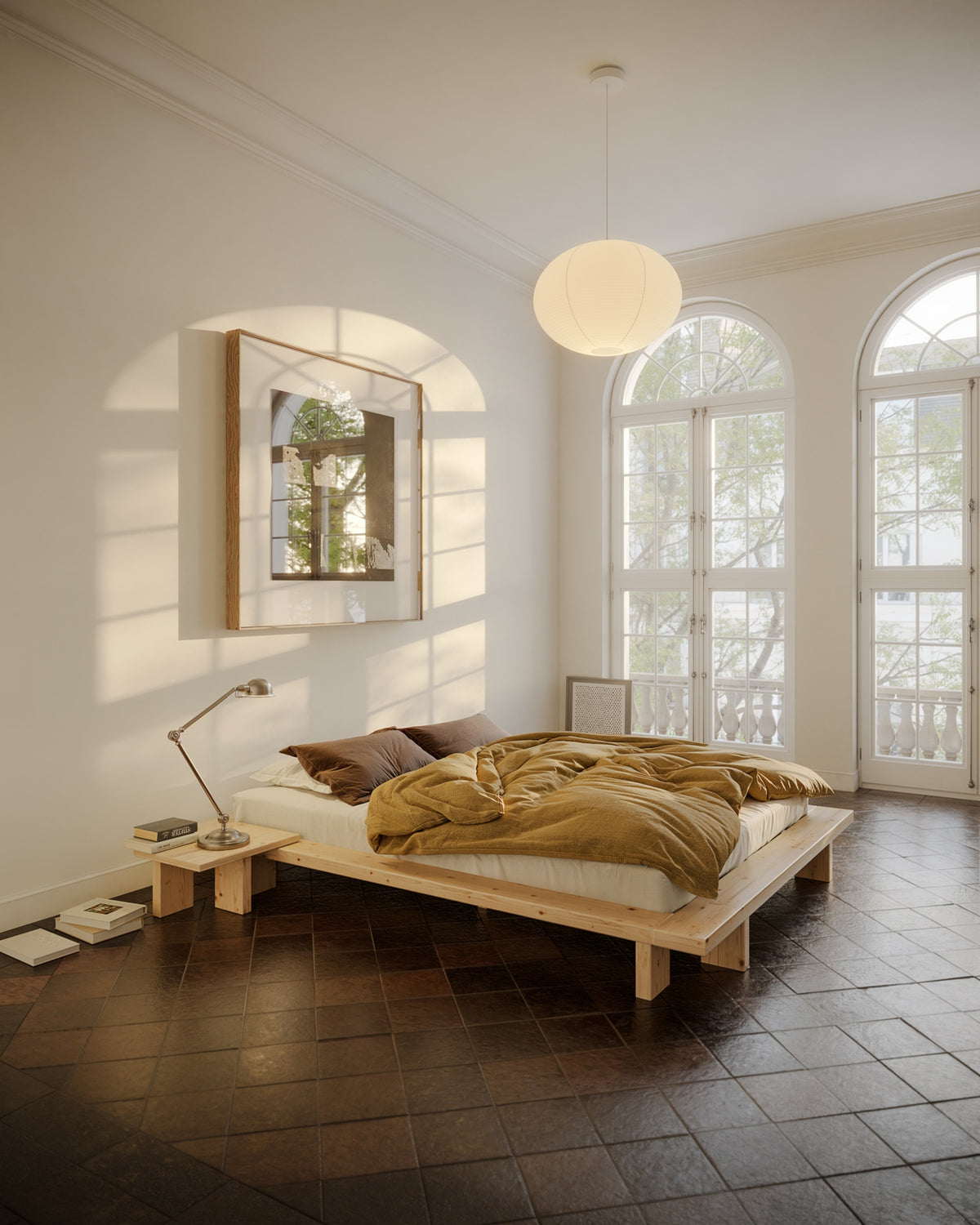 JAPAN BED SIDE TABLE RAW