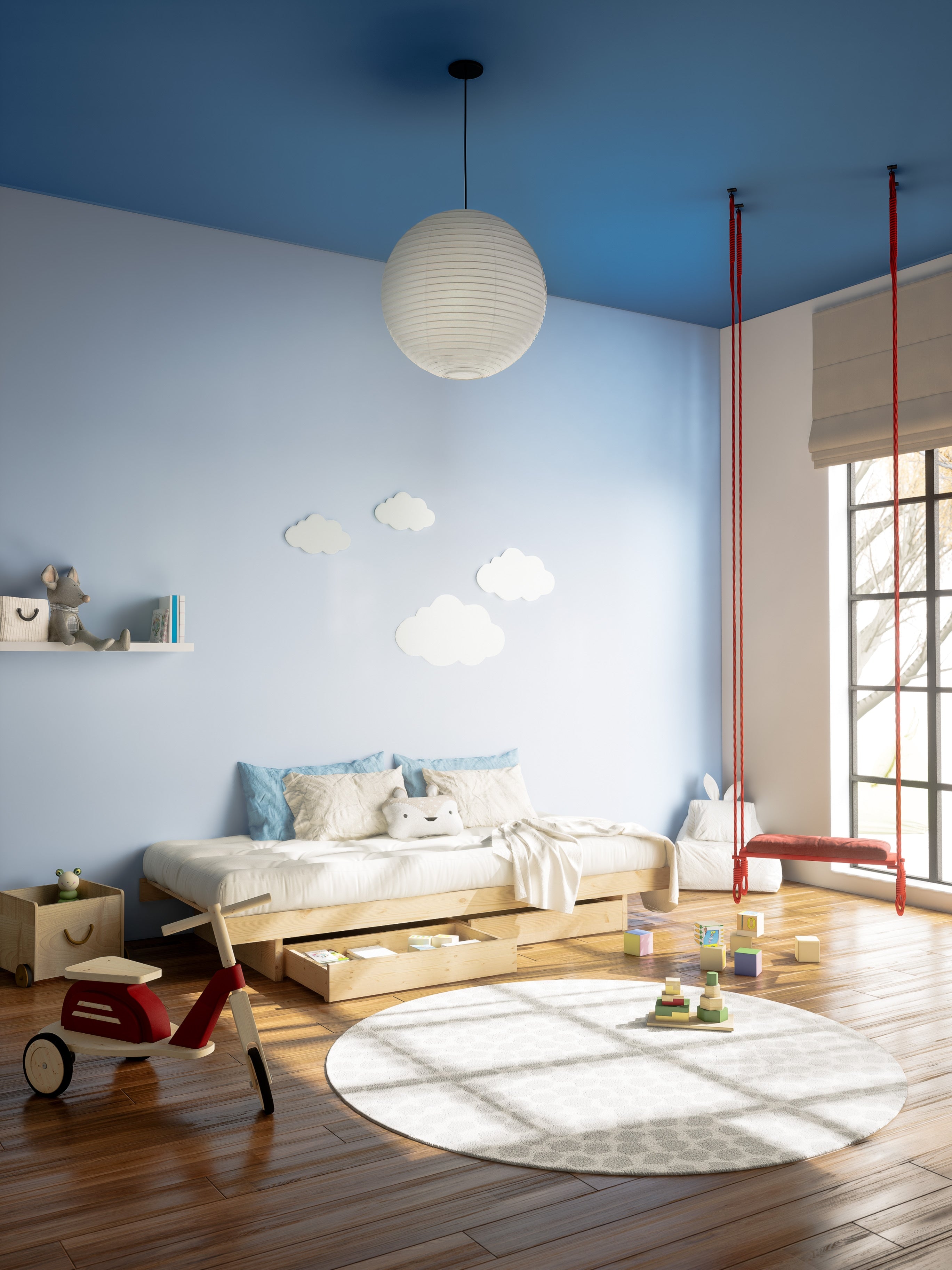 KANSO BED RAW 90 X 200