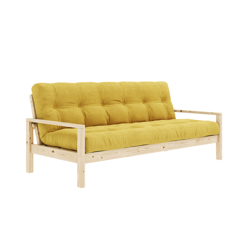KNOB CLEAR LACQUERED W. 5-LAYER MIXED MATTRESS HONEY
