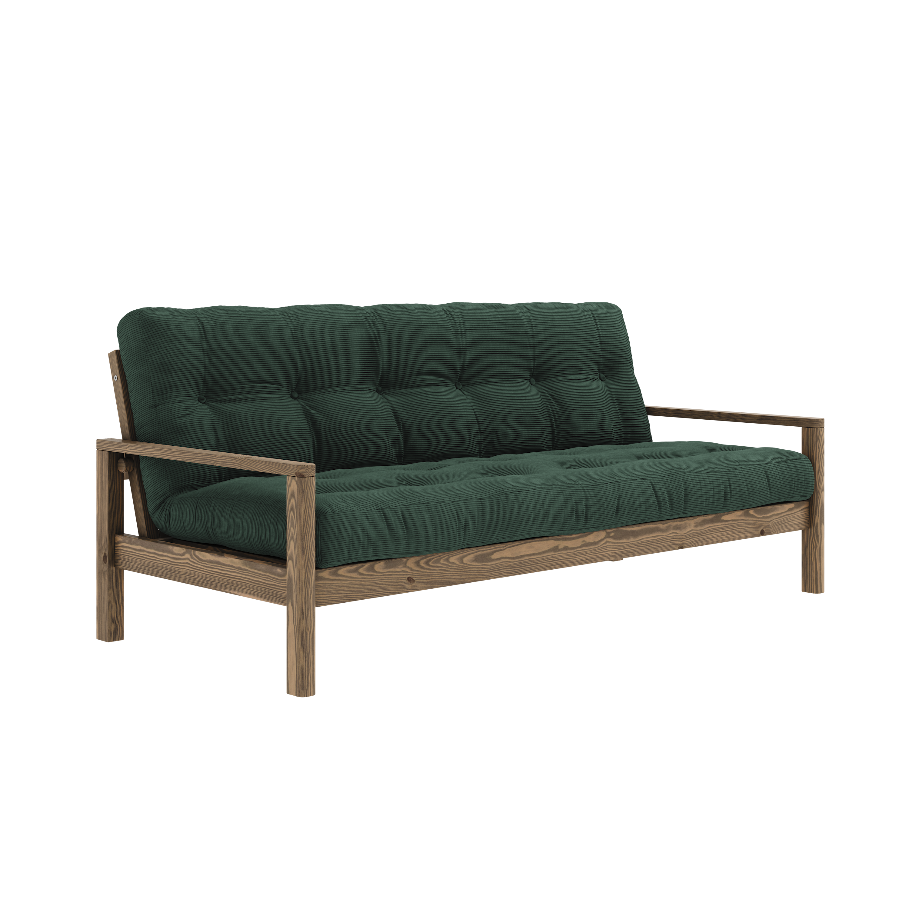 KNOB CAROB BROWN W. 5-LAYER MIXED MATTRESS SEAWEED