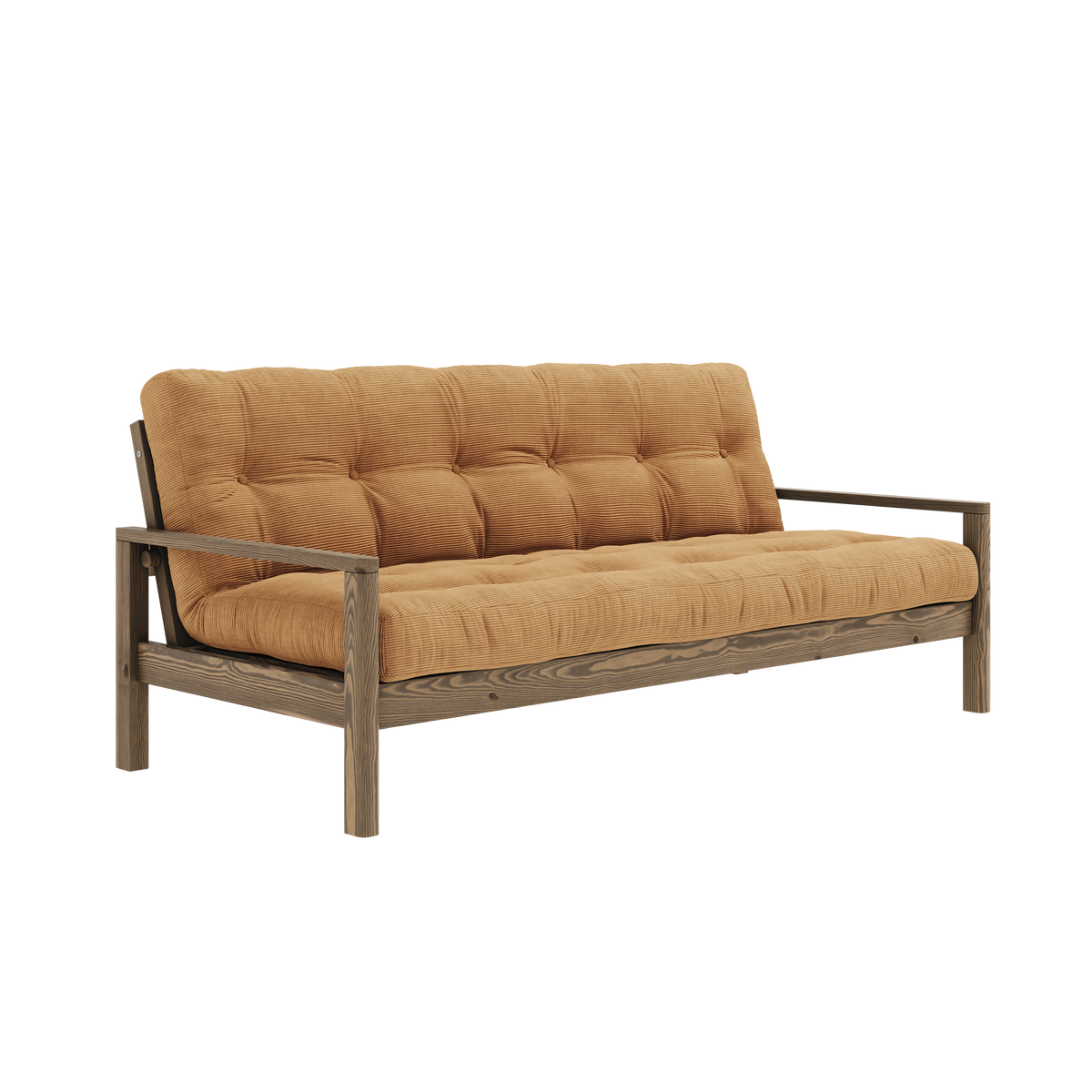 KNOB CAROB BROWN W. 5-LAYER MIXED MATTRESS FUDGE BROWN