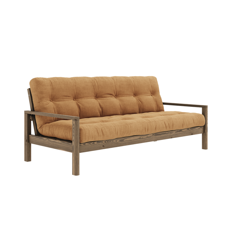 KNOB CAROB BROWN W. 5-LAYER MIXED MATTRESS FUDGE BROWN