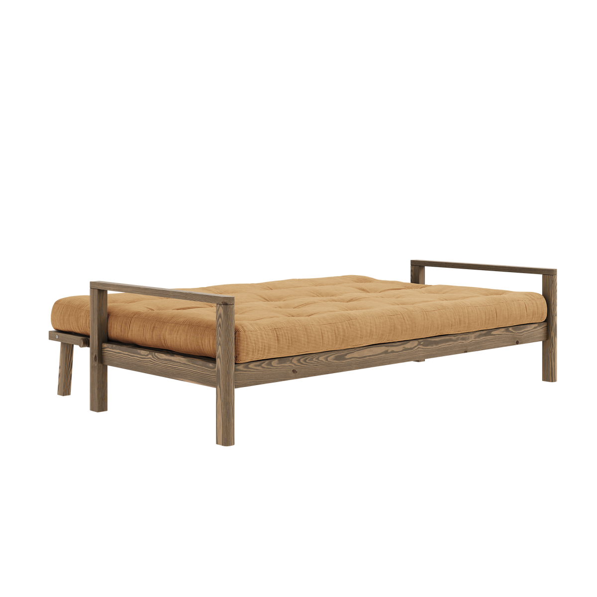 KNOB CAROB BROWN W. 5-LAYER MIXED MATTRESS FUDGE BROWN