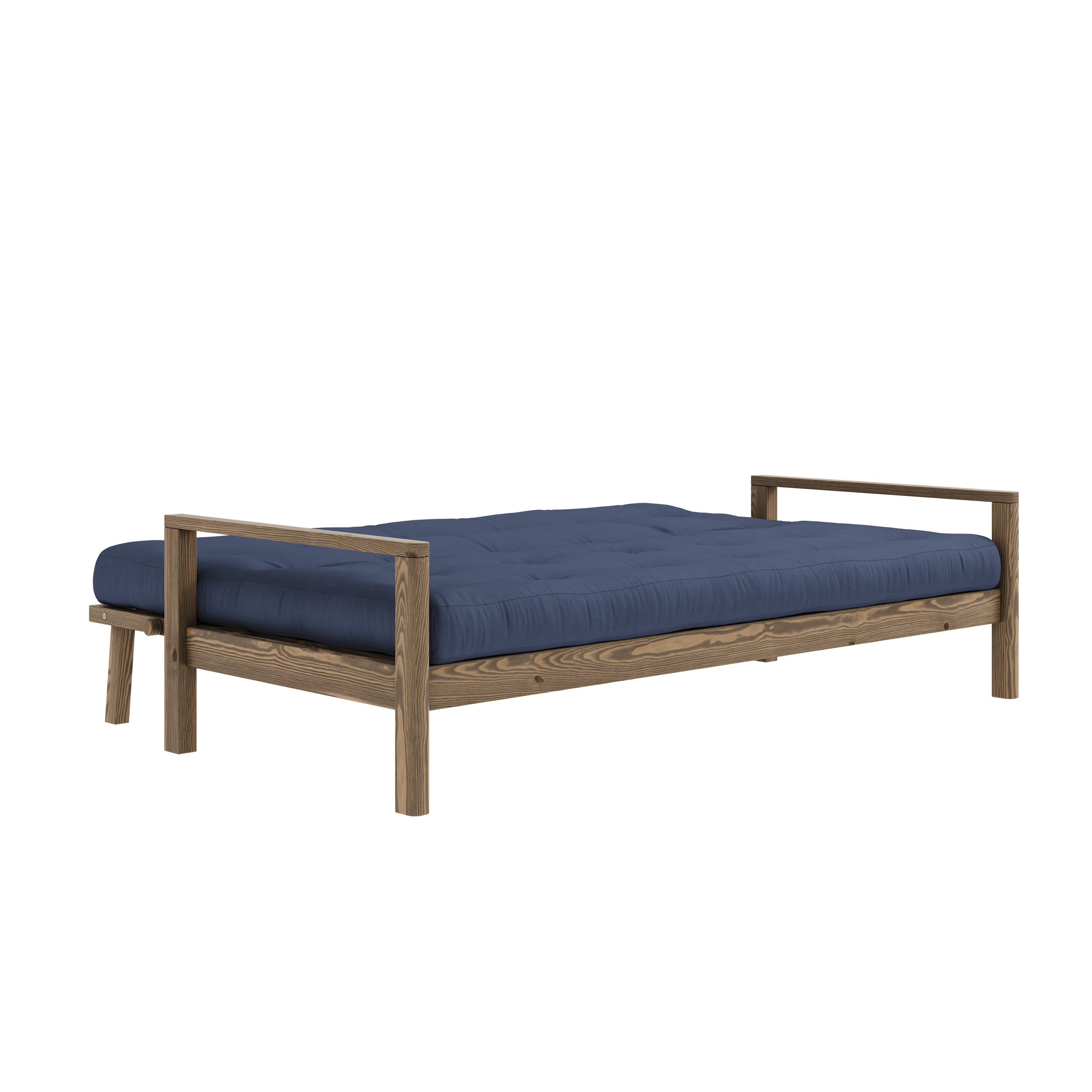 KNOB CAROB BROWN W. 5-LAYER MIXED MATTRESS NAVY