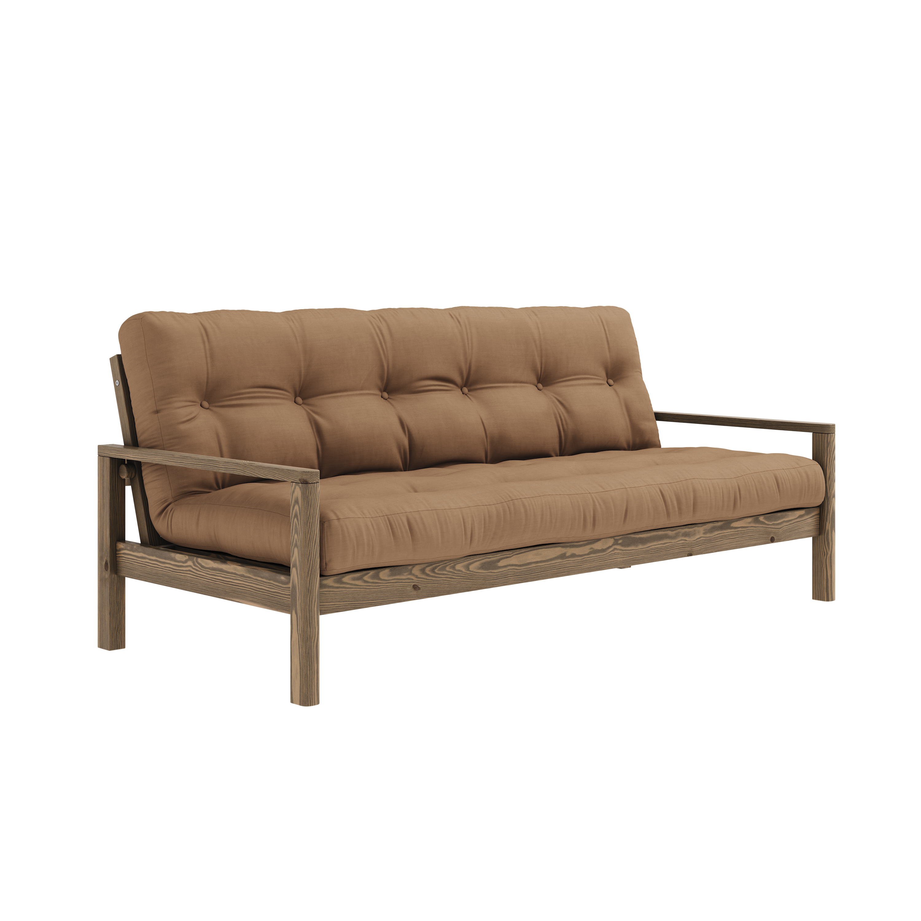 KNOB CAROB BROWN W. 5-LAYER MIXED MATTRESS MOCCA