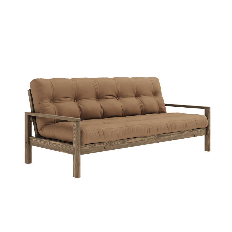 KNOB CAROB BROWN W. 5-LAYER MIXED MATTRESS MOCCA