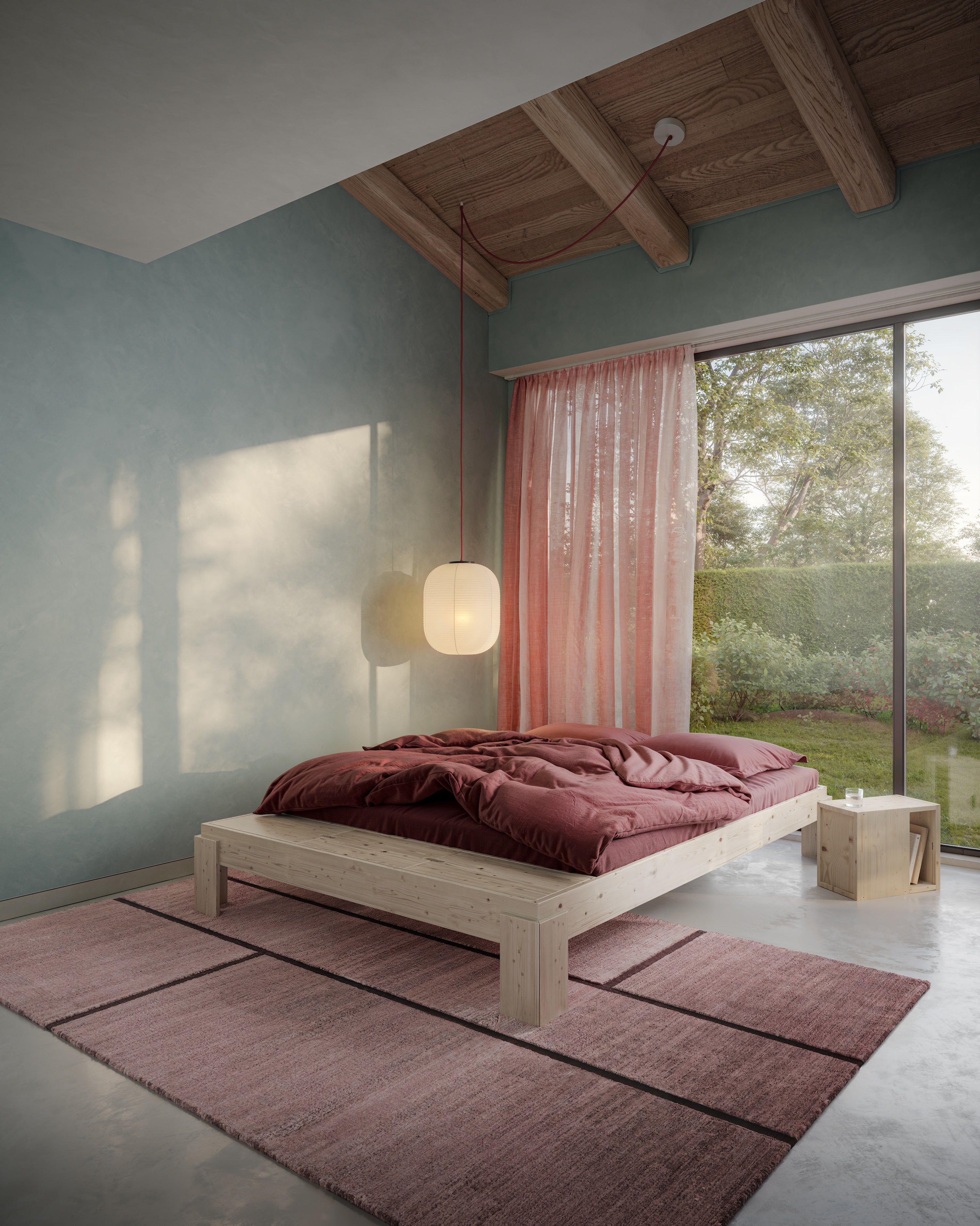 LAYERS BED BENCH CLEAR 160 X 200