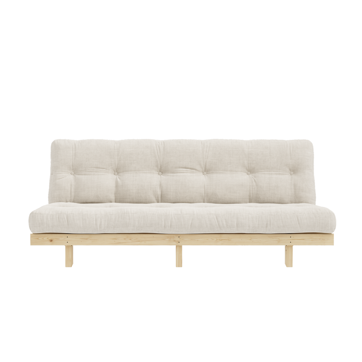 LEAN RAW 130 X 190 W. 5-LAYER MIXED MATTRESS IVORY