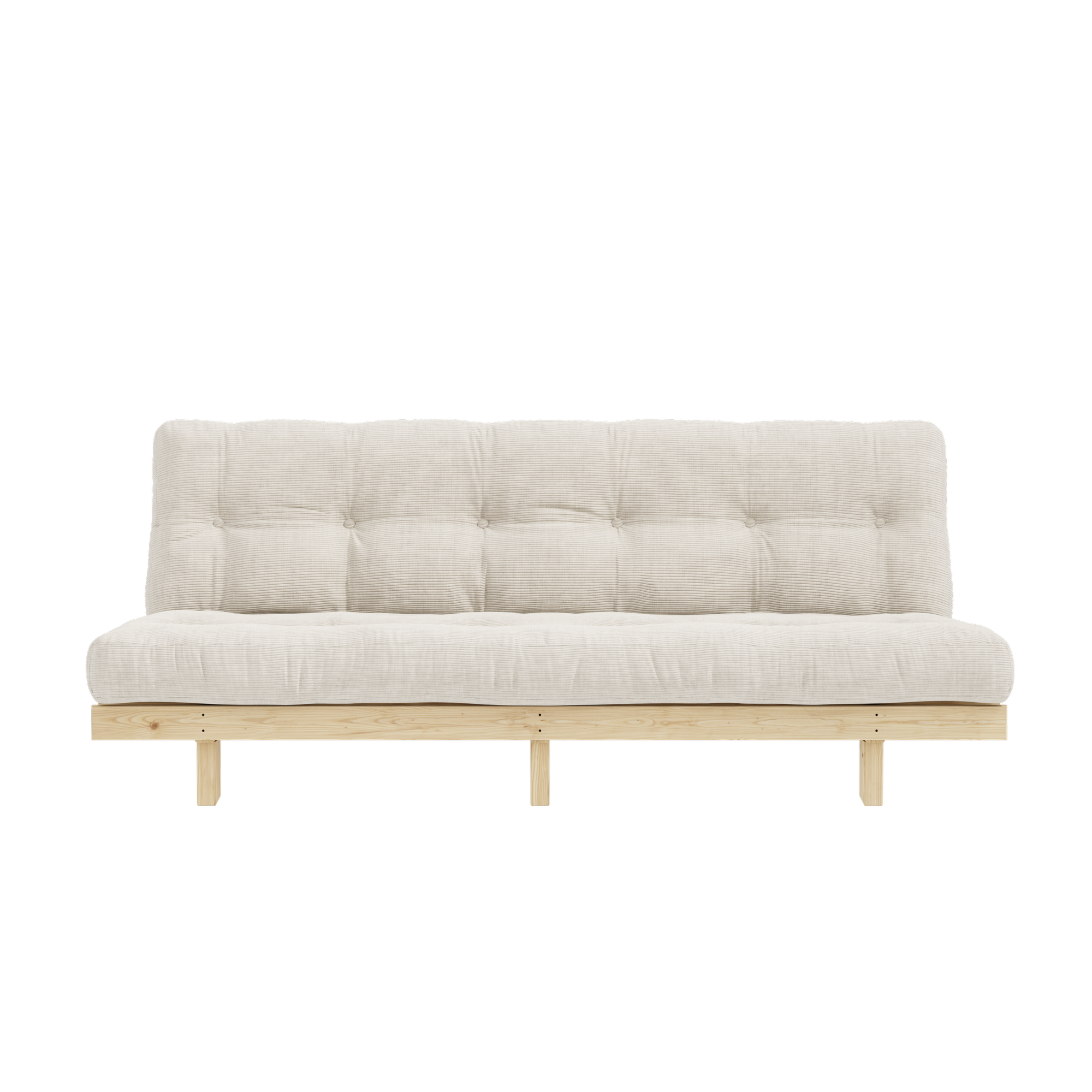 LEAN RAW 130 X 190 W. 5-LAYER MIXED MATTRESS IVORY