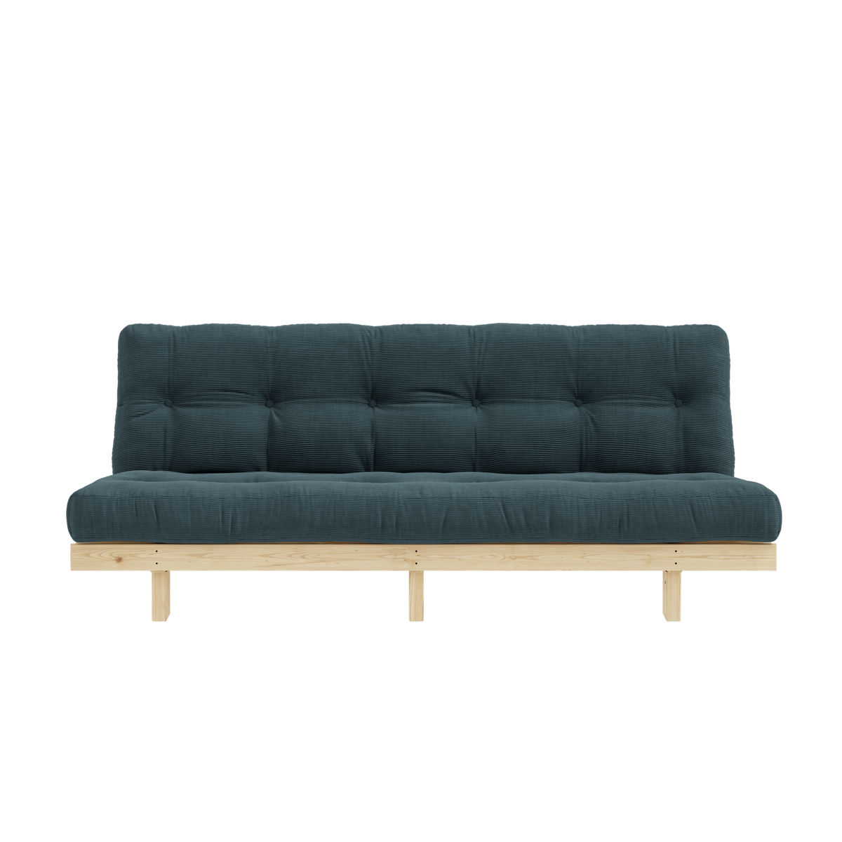 LEAN RAW 130 X 190 W. 5-LAYER MIXED MATTRESS PALE BLUE