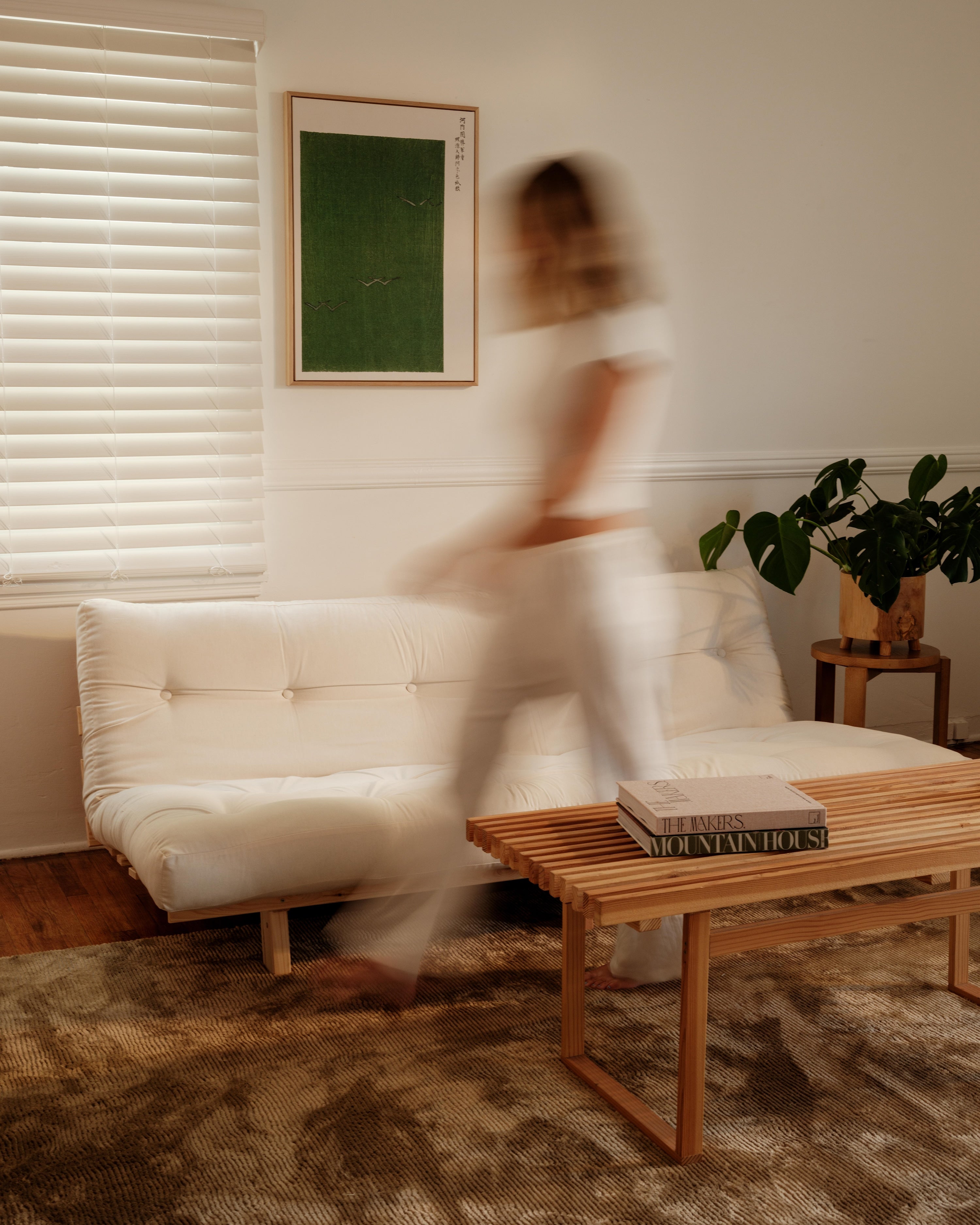 LEAN RAW 130 X 200 W. ALPHA MATTRESS OLIVE GREEN