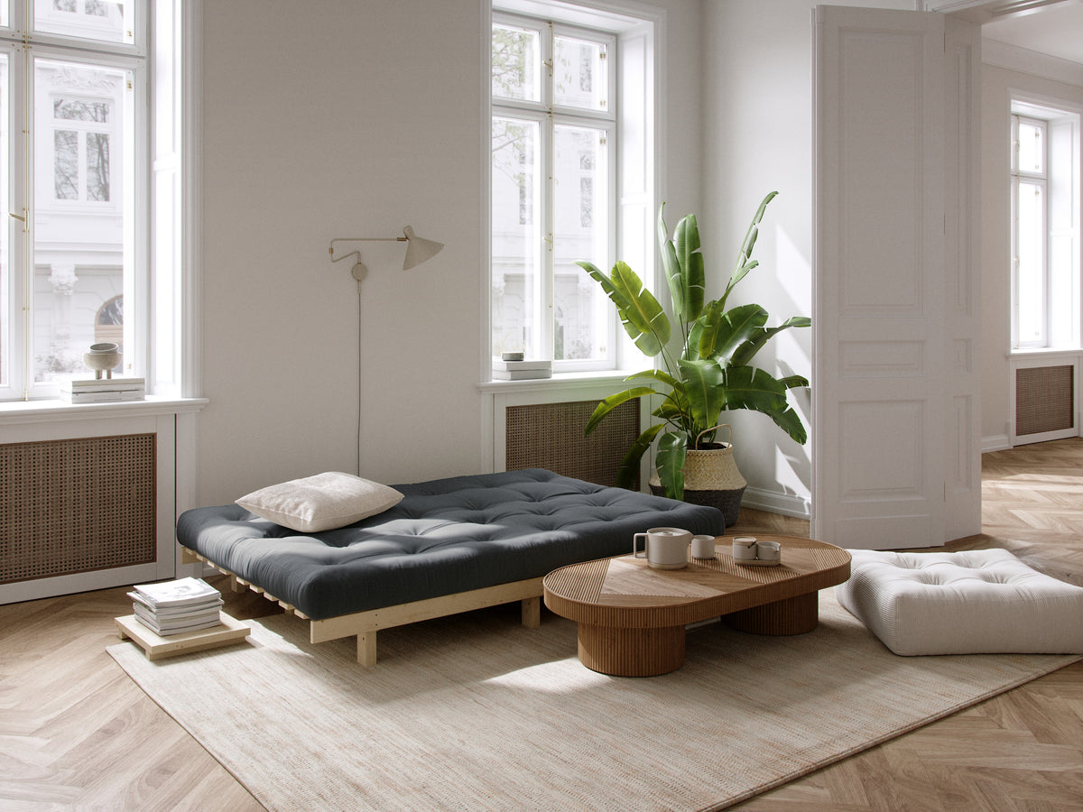 LEAN RAW 130 X 200 W. ALPHA MATTRESS FUDGE BROWN