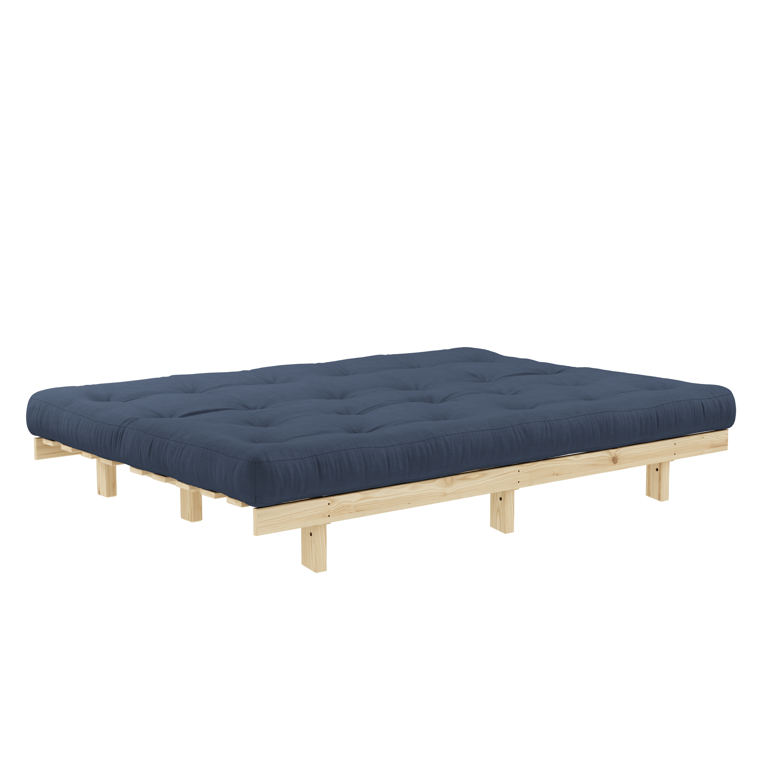 LEAN RAW 130 X 190 W. 5-LAYER MIXED MATTRESS NAVY