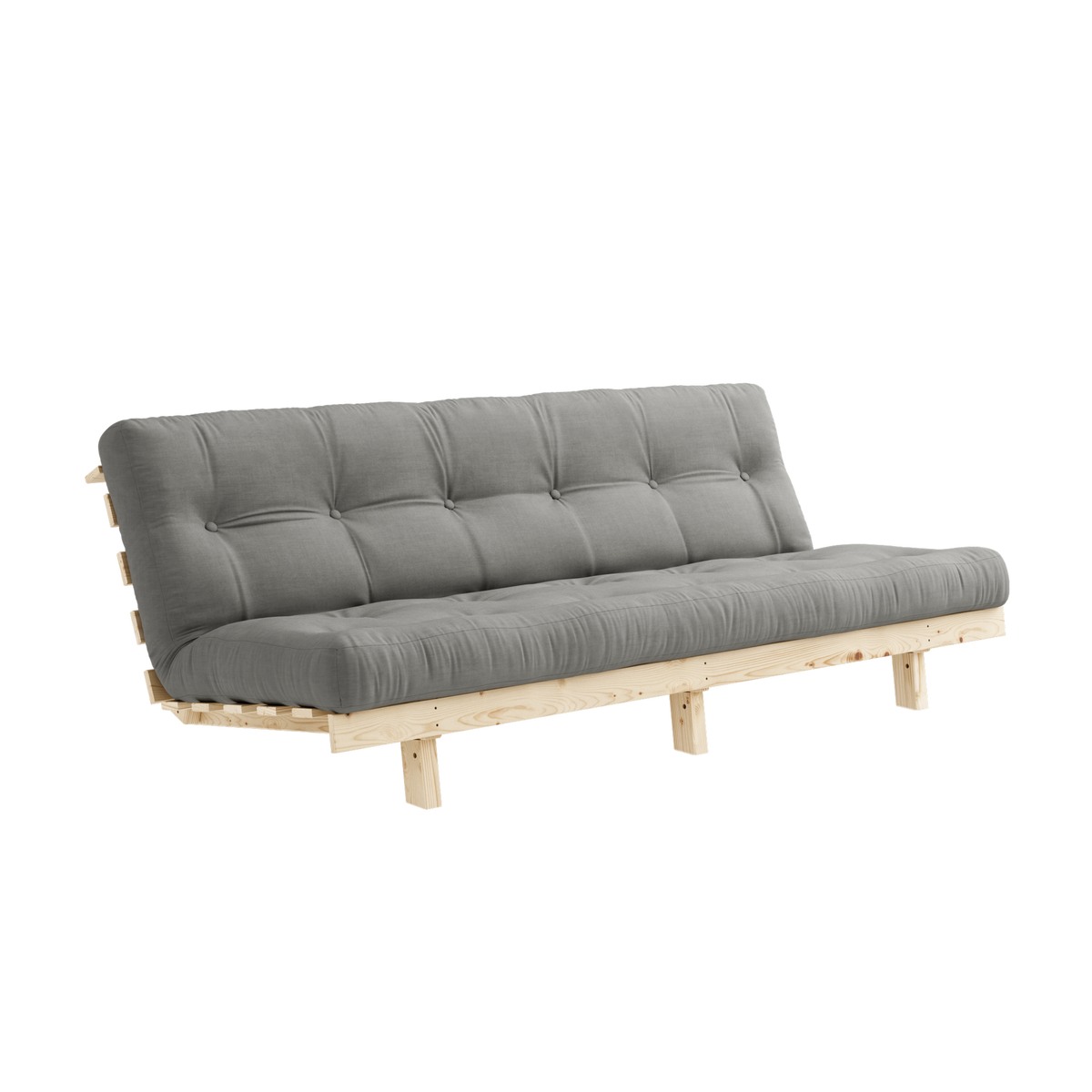 LEAN RAW 130 X 190 W. 5-LAYER MIXED MATTRESS GREY