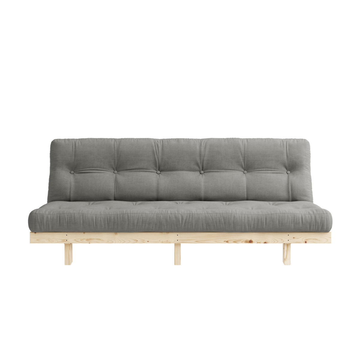 LEAN RAW 130 X 190 W. 5-LAYER MIXED MATTRESS GREY