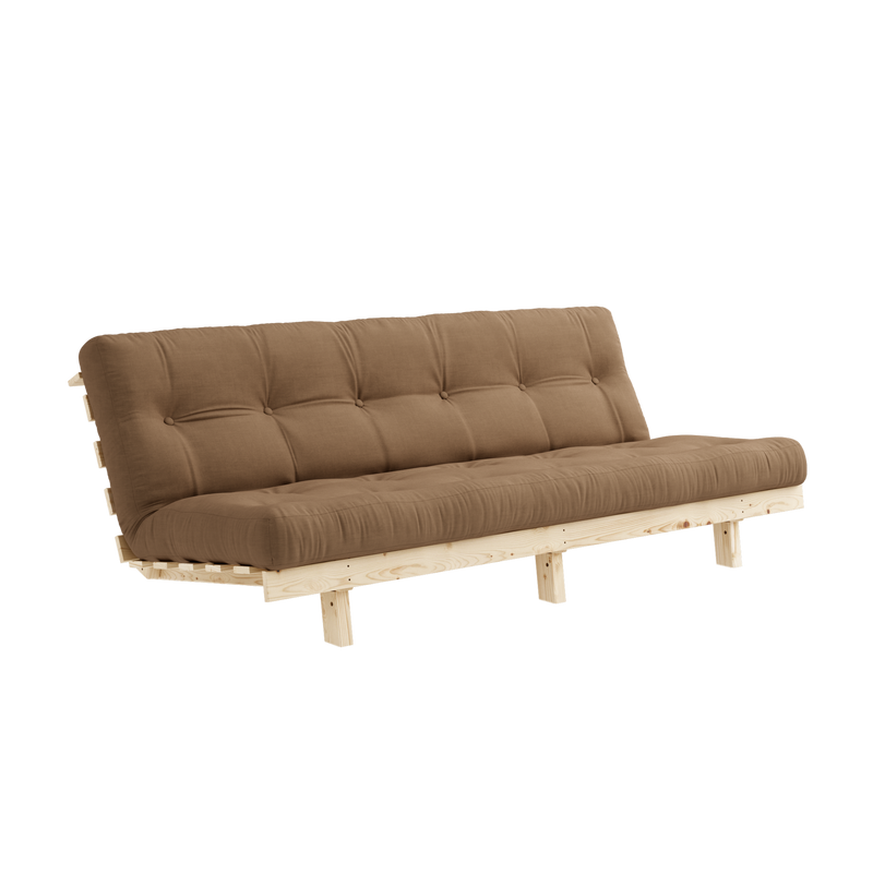 LEAN RAW 130 X 190 W. 5-LAYER MIXED MATTRESS MOCCA