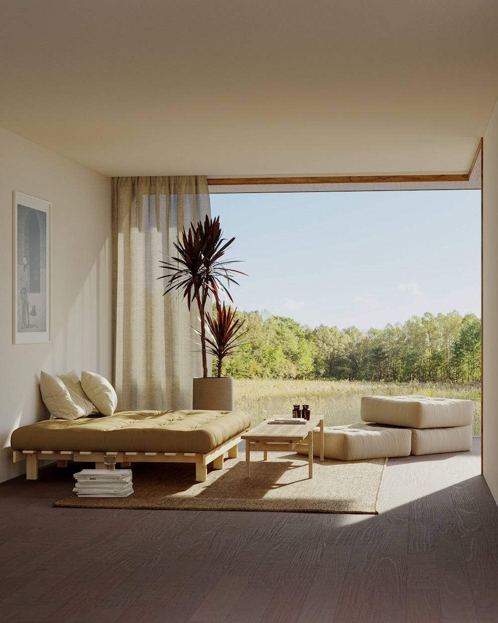 LEAN RAW W. 5-LAYER MIXED MATTRESS DARK GREY - US