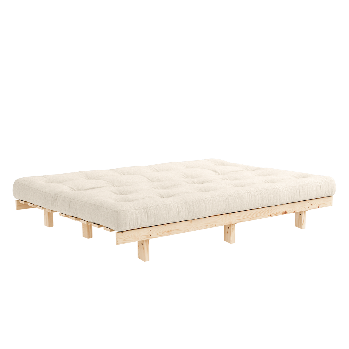 LEAN RAW 130 X 190 W. 5-LAYER MIXED MATTRESS LINEN