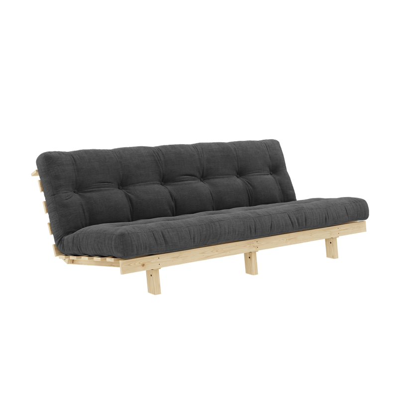 LEAN RAW 130 X 200 W. ALPHA MATTRESS CHARCOAL