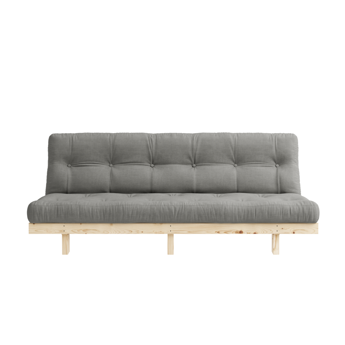 LEAN RAW 130 X 200 W. ALPHA MATTRESS GREY