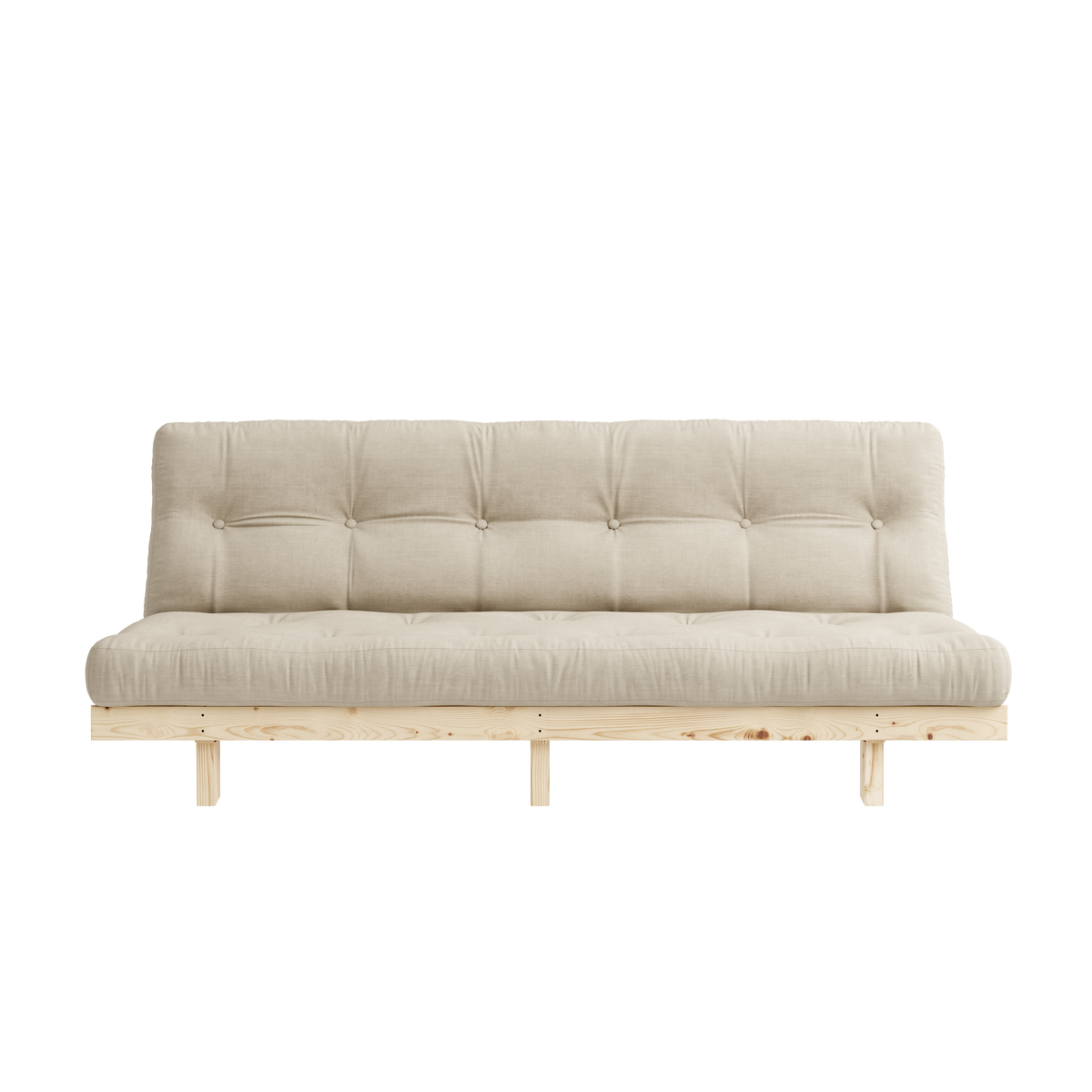 LEAN RAW 130 X 200 W. ALPHA MATTRESS BEIGE