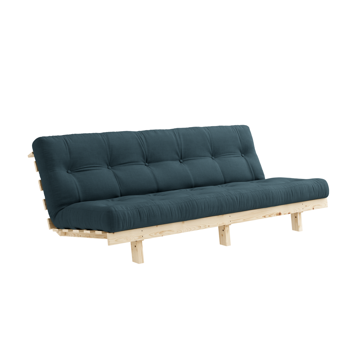 LEAN RAW 130 X 200 W. ALPHA MATTRESS PETROL BLUE