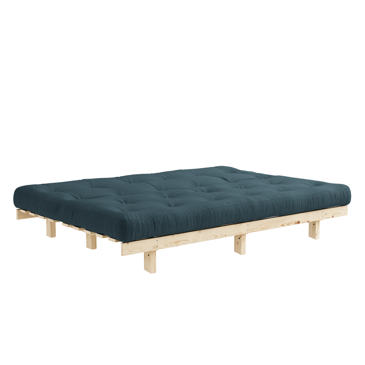 LEAN RAW 130 X 200 W. ALPHA MATTRESS PETROL BLUE