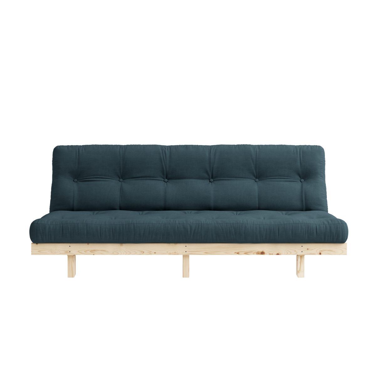 LEAN RAW 130 X 200 W. ALPHA MATTRESS PETROL BLUE