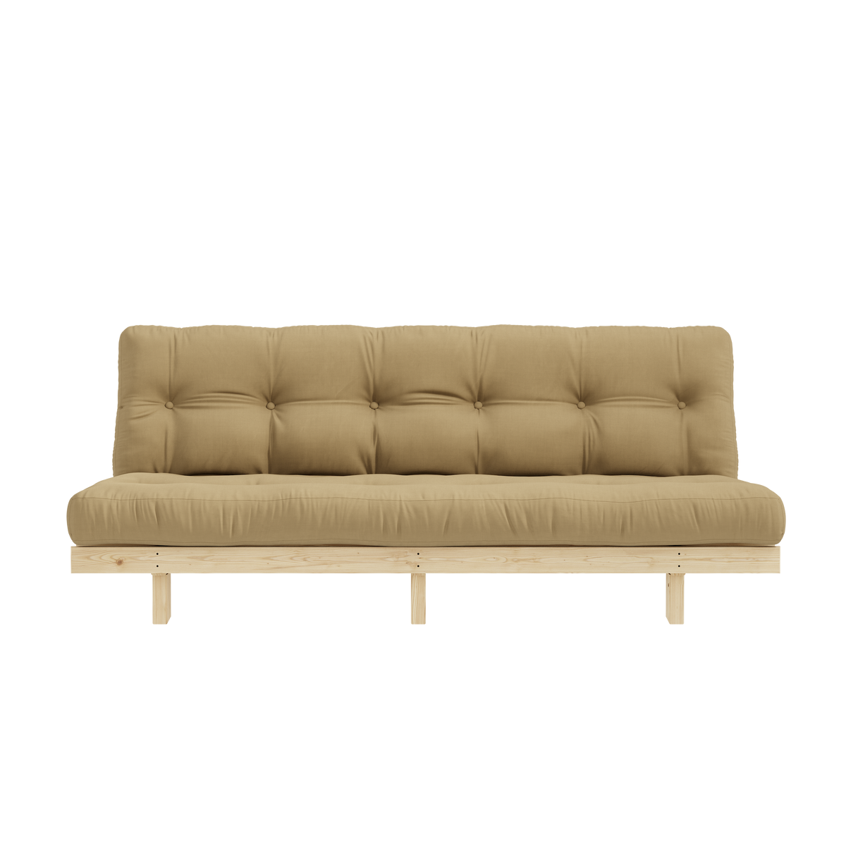 LEAN RAW 130 X 200 W. ALPHA MATTRESS WHEAT BEIGE