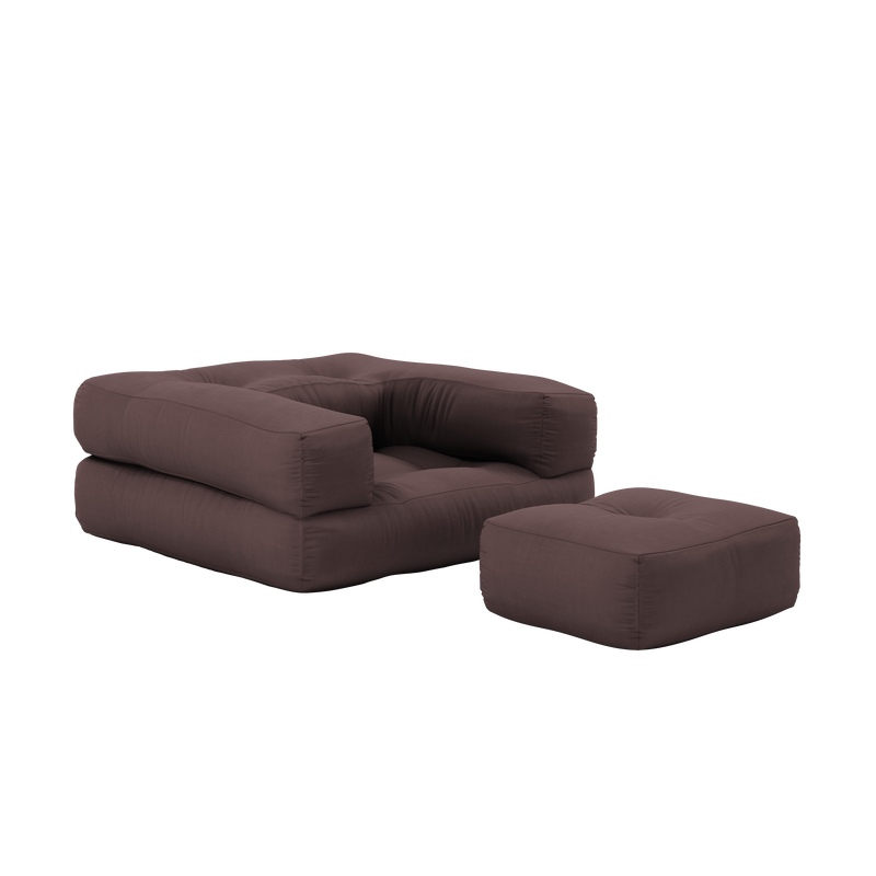 MINI CUBE BROWN