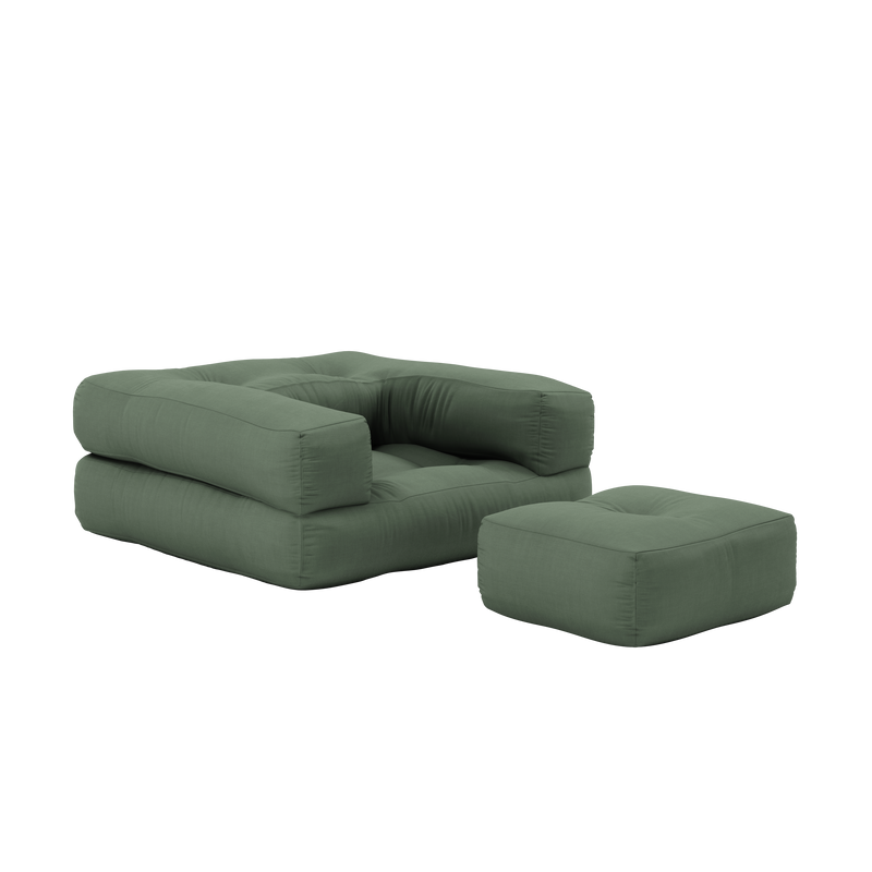 MINI CUBE OLIVE GREEN