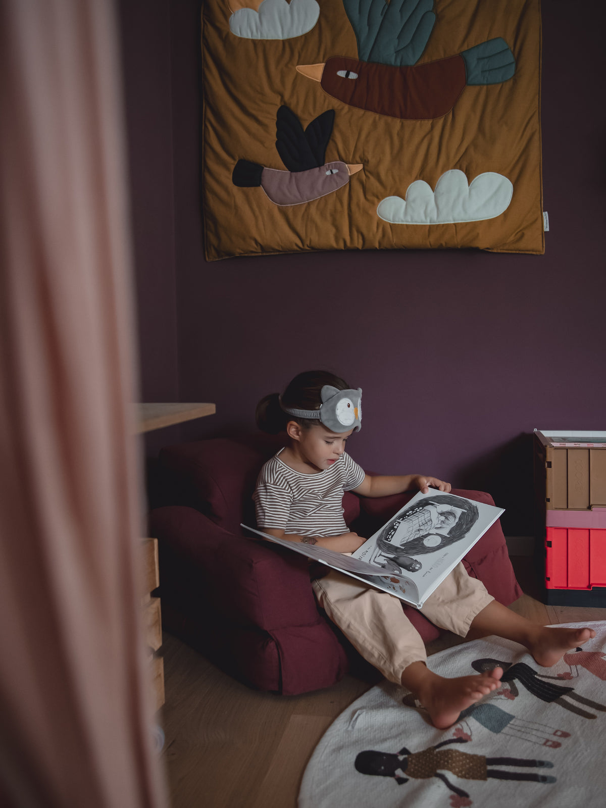 MINI HIPPO CHAIR CLAY BROWN