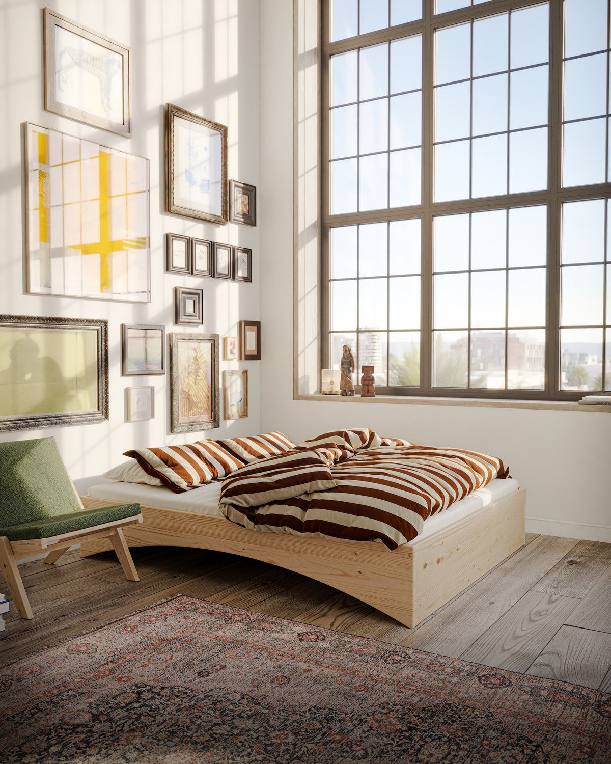 ORBIT BED RAW 180 X 200