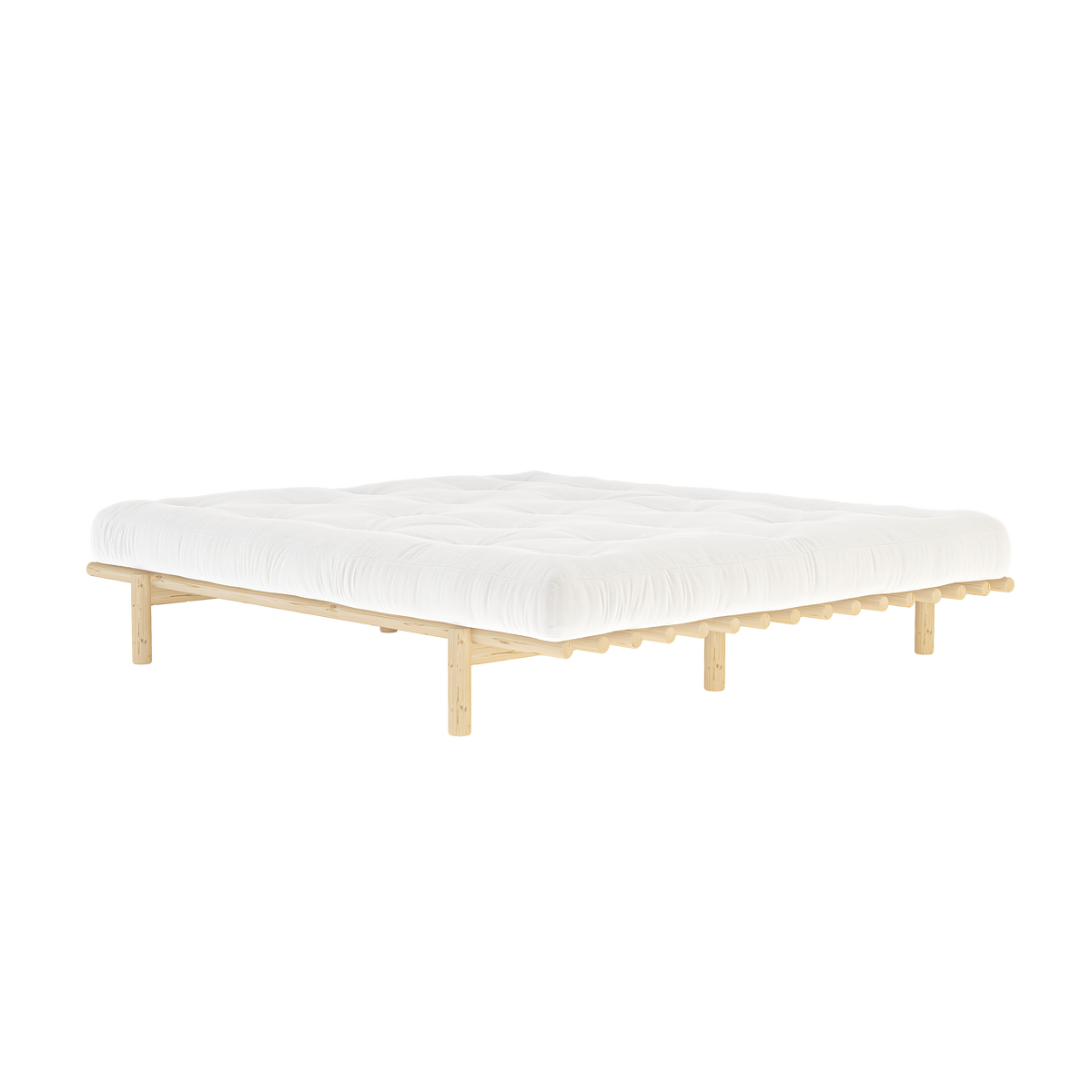 PACE BED CLEAR LACQUERED 140 X 200