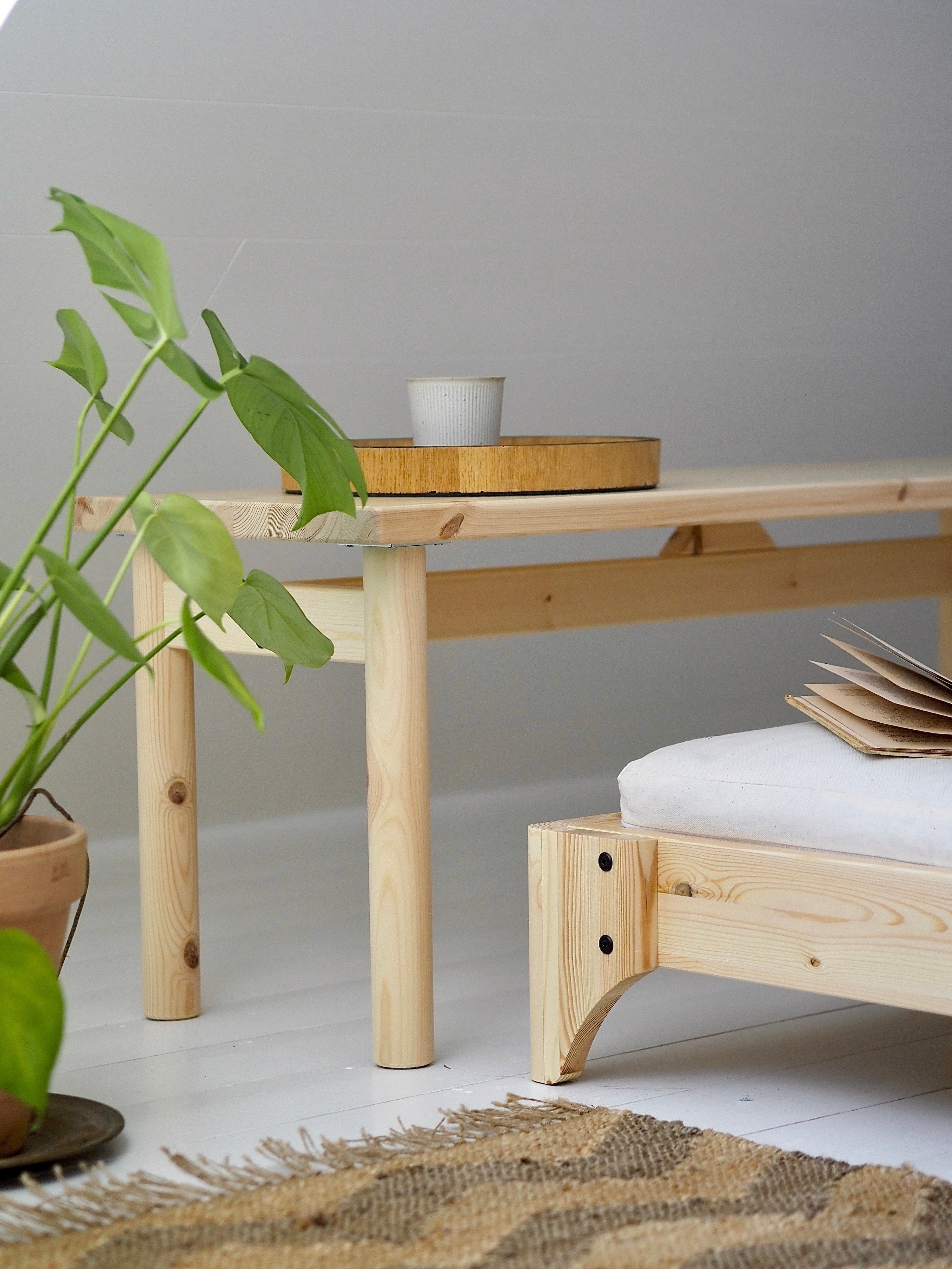 PACE BENCH CLEAR LACQUERED