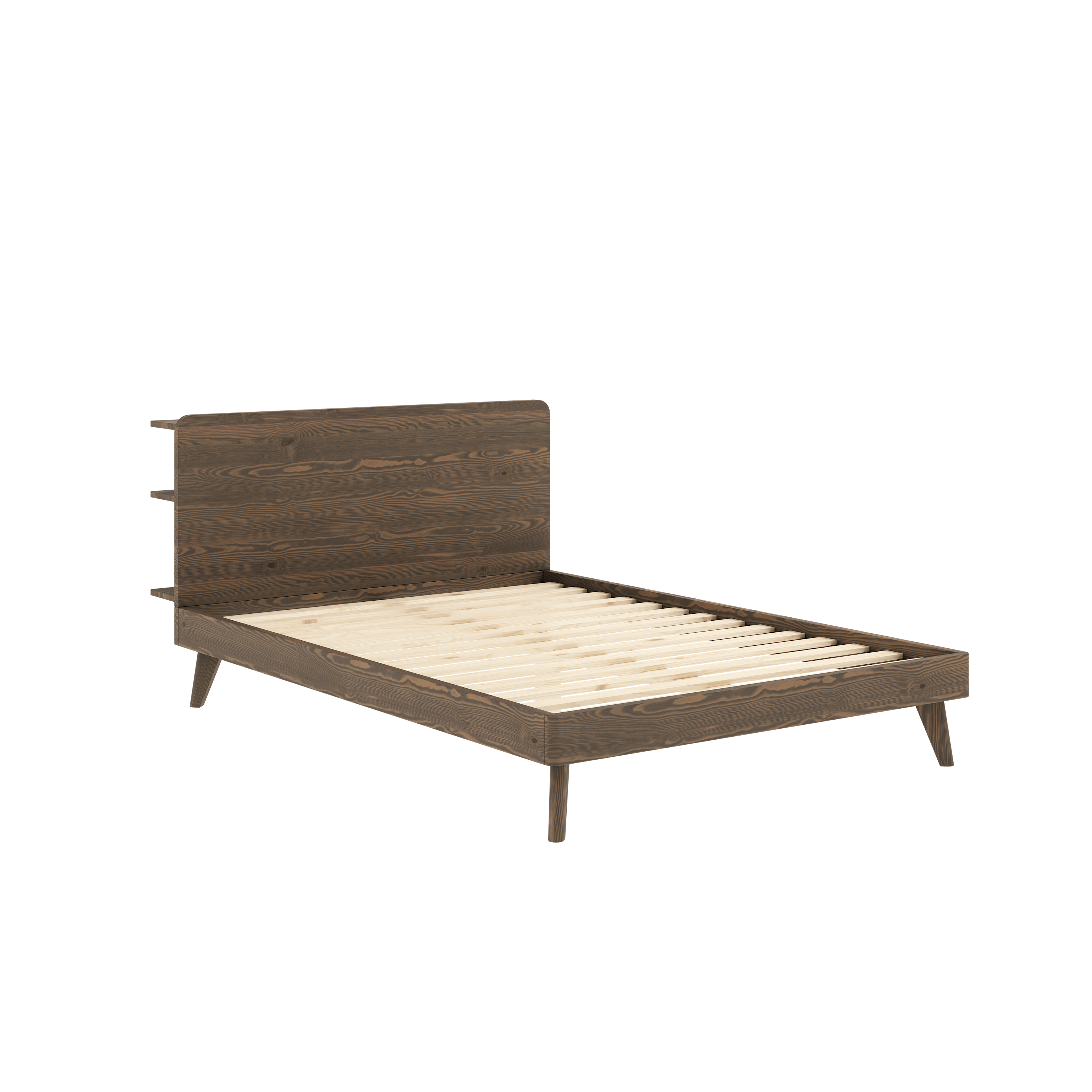 RETREAT BED CAROB BROWN 140 X 200