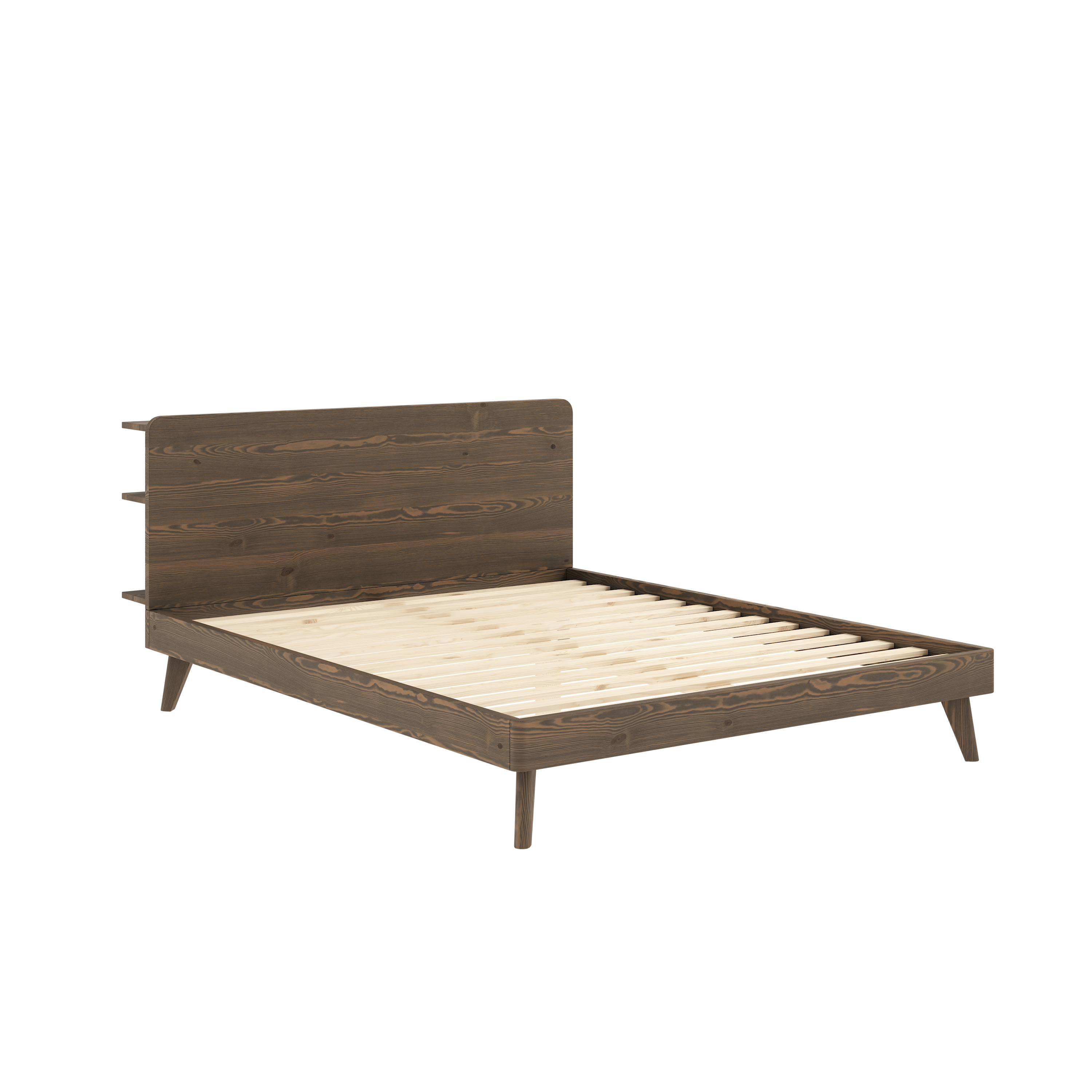RETREAT BED CAROB BROWN 160 X 200