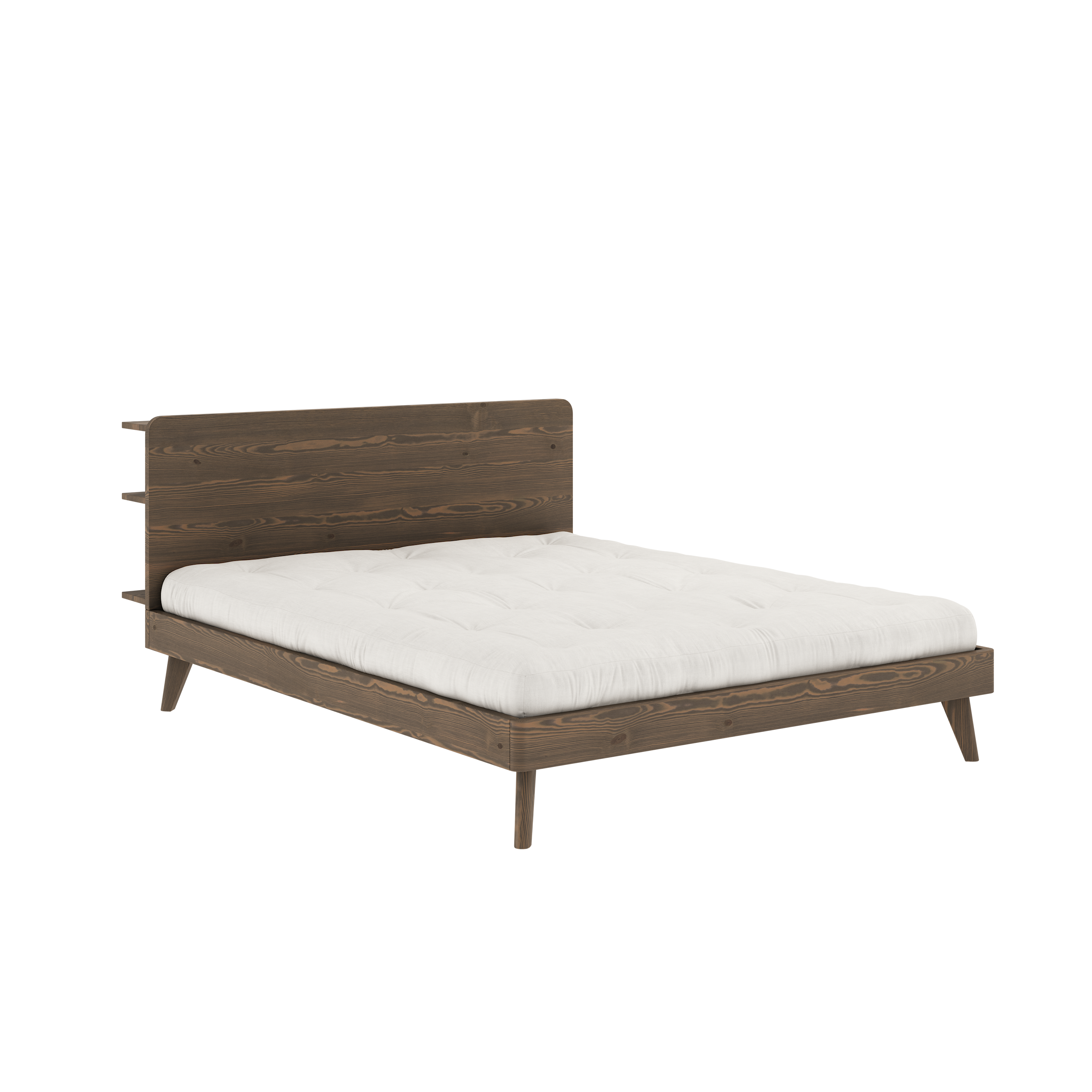 RETREAT BED CAROB BROWN 160 X 200