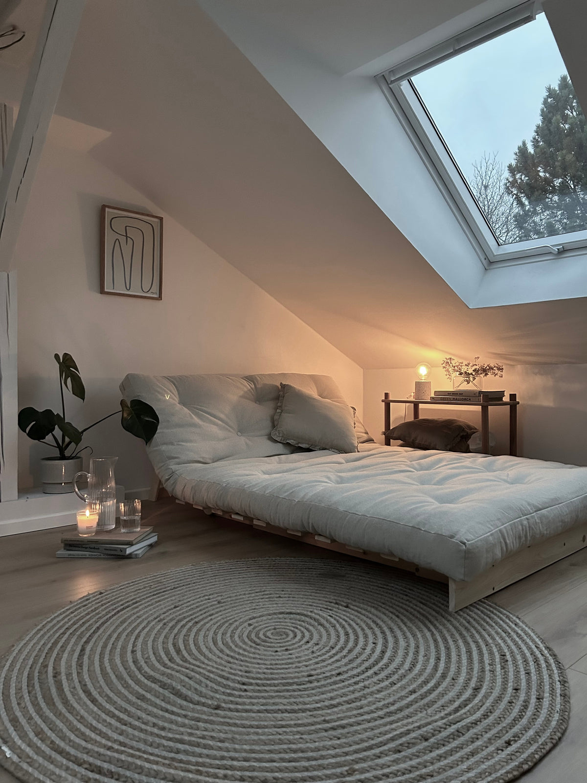 ROOTS RAW 140 X 200 W. ROOTS MATTRESS MOCCA