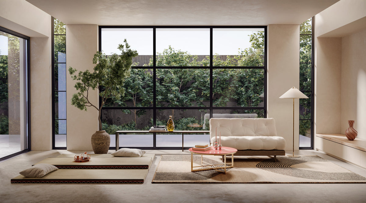 ROOTS CAROB BROWN 140 X 200 W. ROOTS MATTRESS NAVY