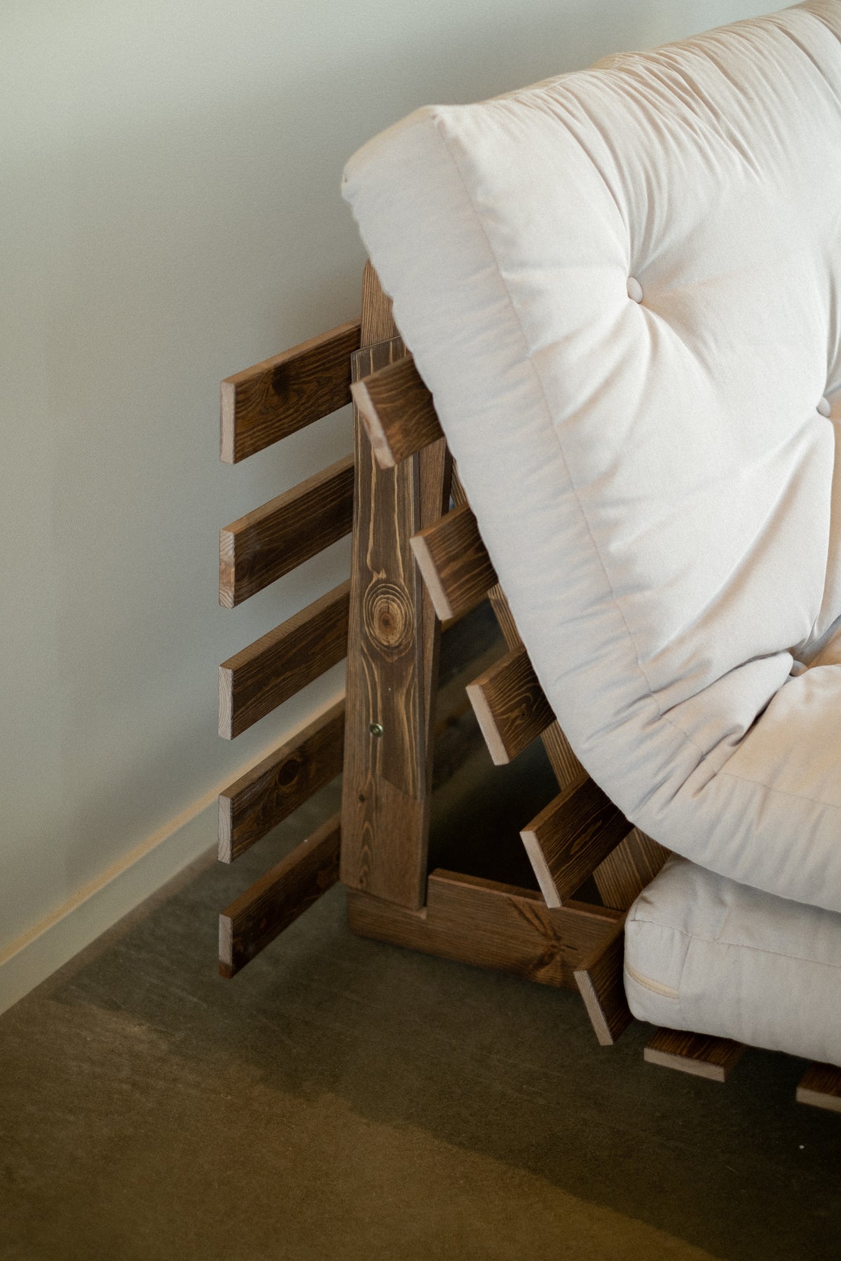 ROOTS CAROB BROWN 140 X 200 W. ROOTS MATTRESS PETROL BLUE