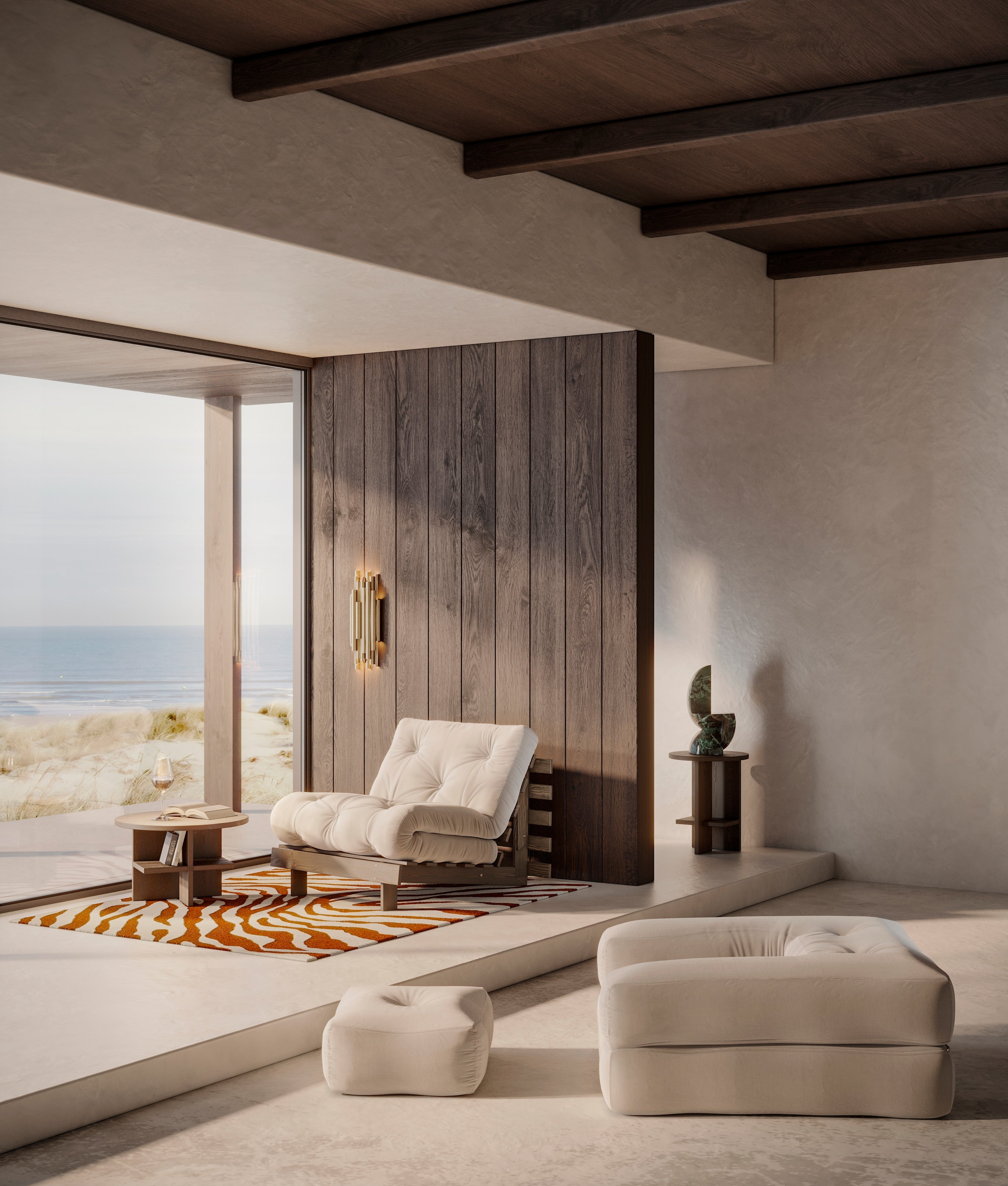 ROOTS CAROB BROWN 90 X 200 W. ROOTS MATTRESS PETROL BLUE 90 X 200