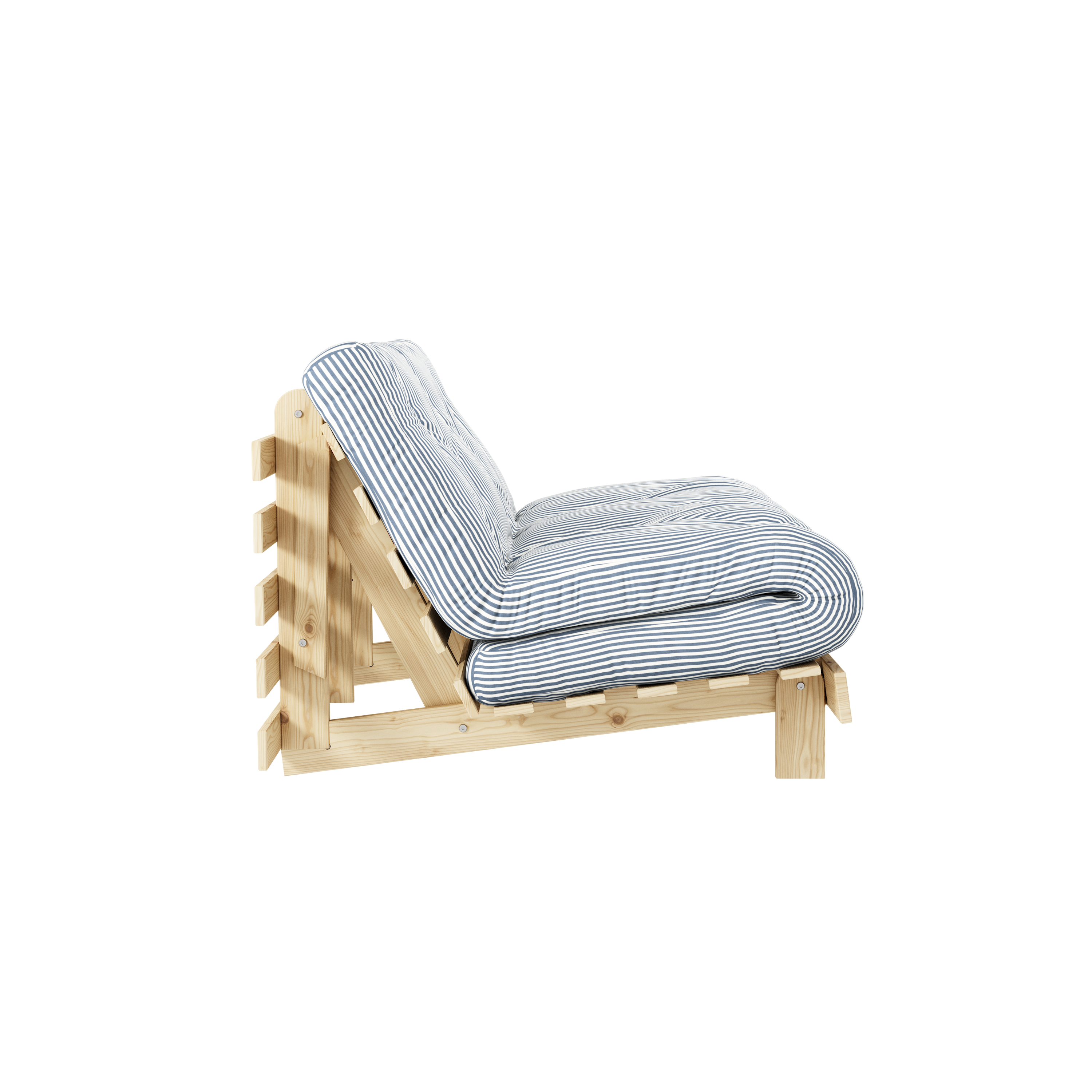 ROOTS RAW 140 X 200 W. ROOTS MATTRESS BEACH BLUE