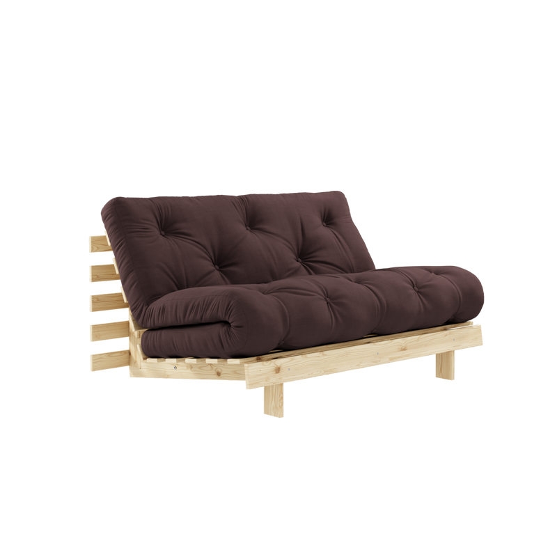 ROOTS RAW 140 X 200 W. ROOTS MATTRESS BROWN